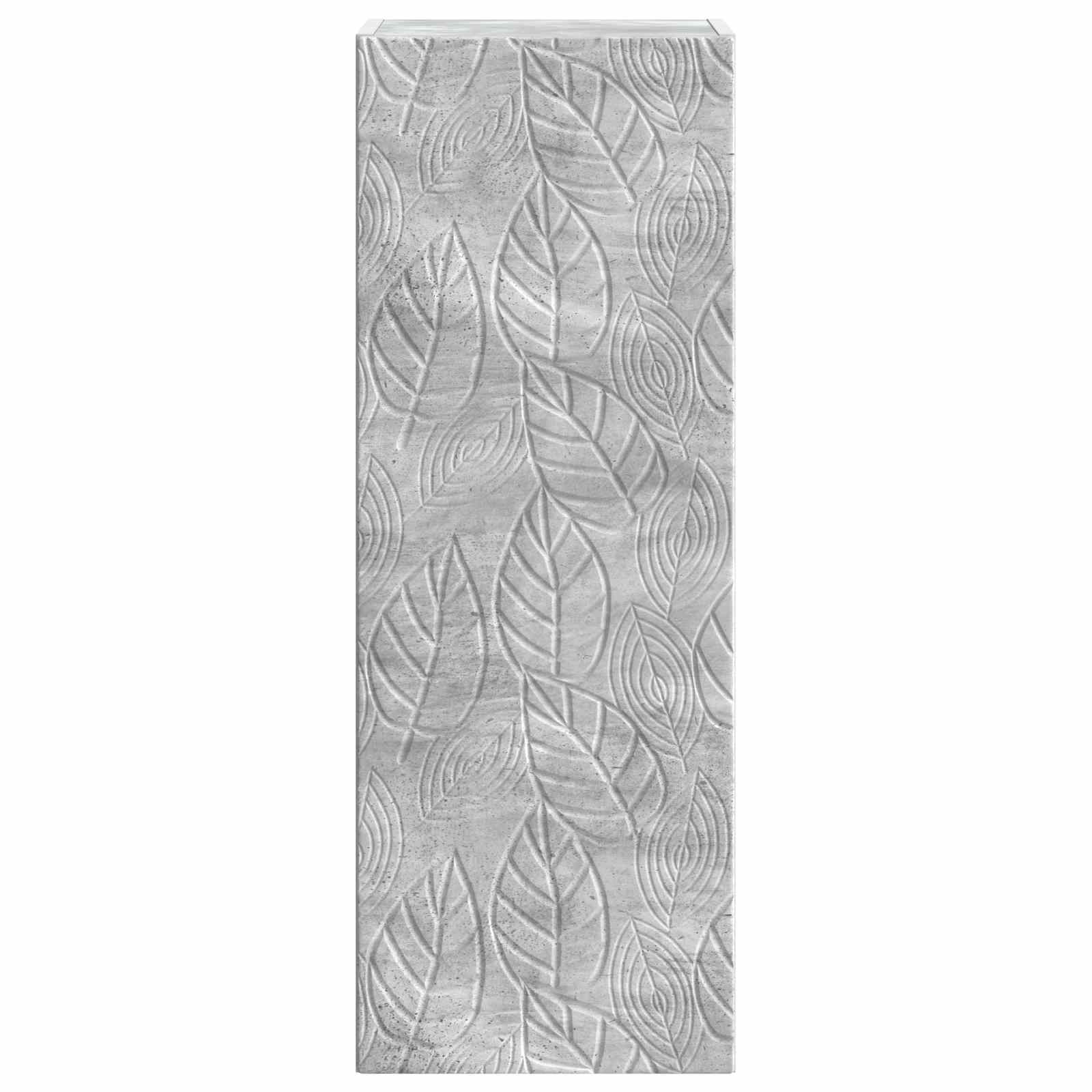 Armoire Murale Gris béton 33 x 34,5 x 90 cm Bois d'ingénierie - XIOS