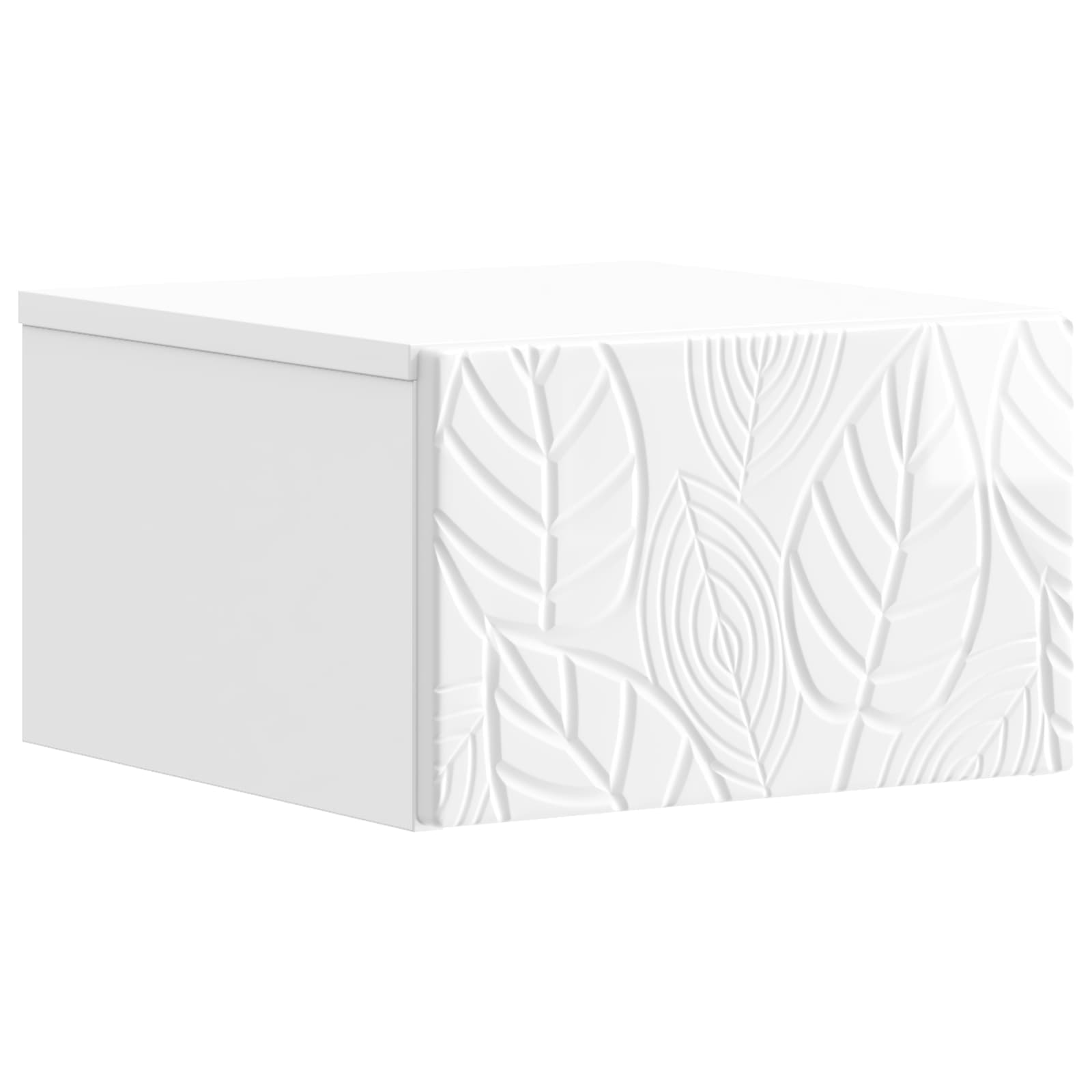 Table d'appoint murale 2 pcs Blanc brillant 34,5 x 33 x 20 cm - XIOS
