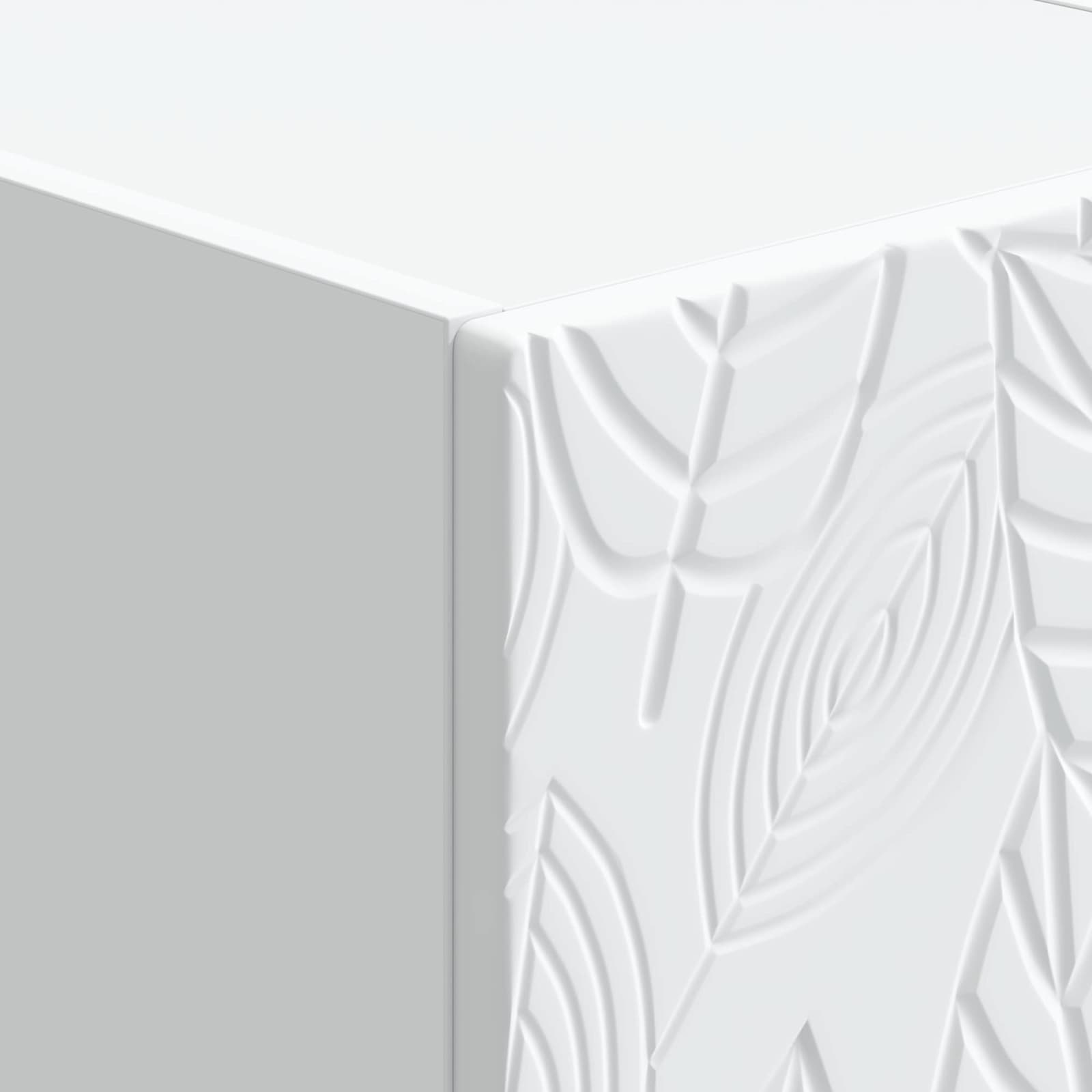 Cabinet de chevet mural 2 pcs Blanc 49 x 34,5 x 20 cm - XIOS