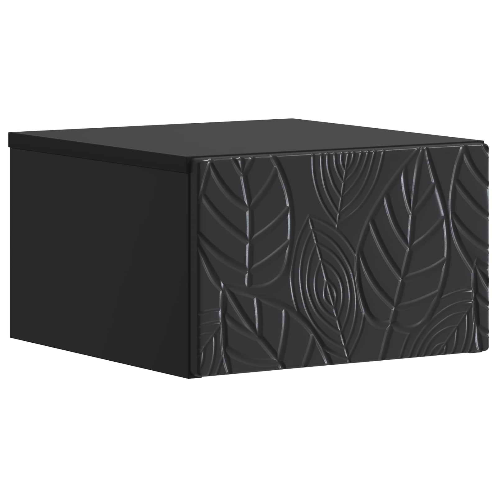 Cabinet de chevet mural 2 pcs Noir 49 x 34,5 x 20 cm - XIOS