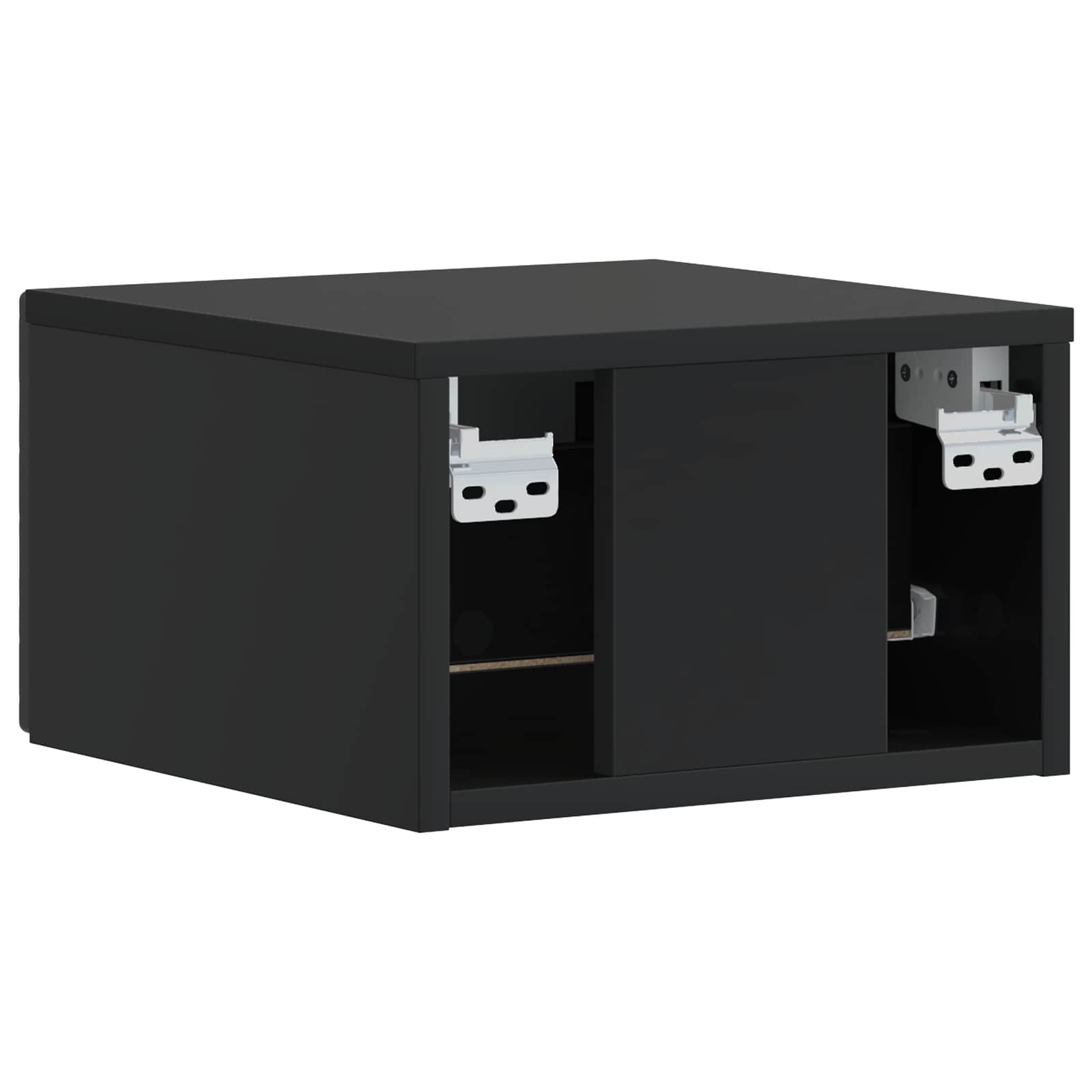 Cabinet de chevet mural 2 pcs Noir 49 x 34,5 x 20 cm - XIOS