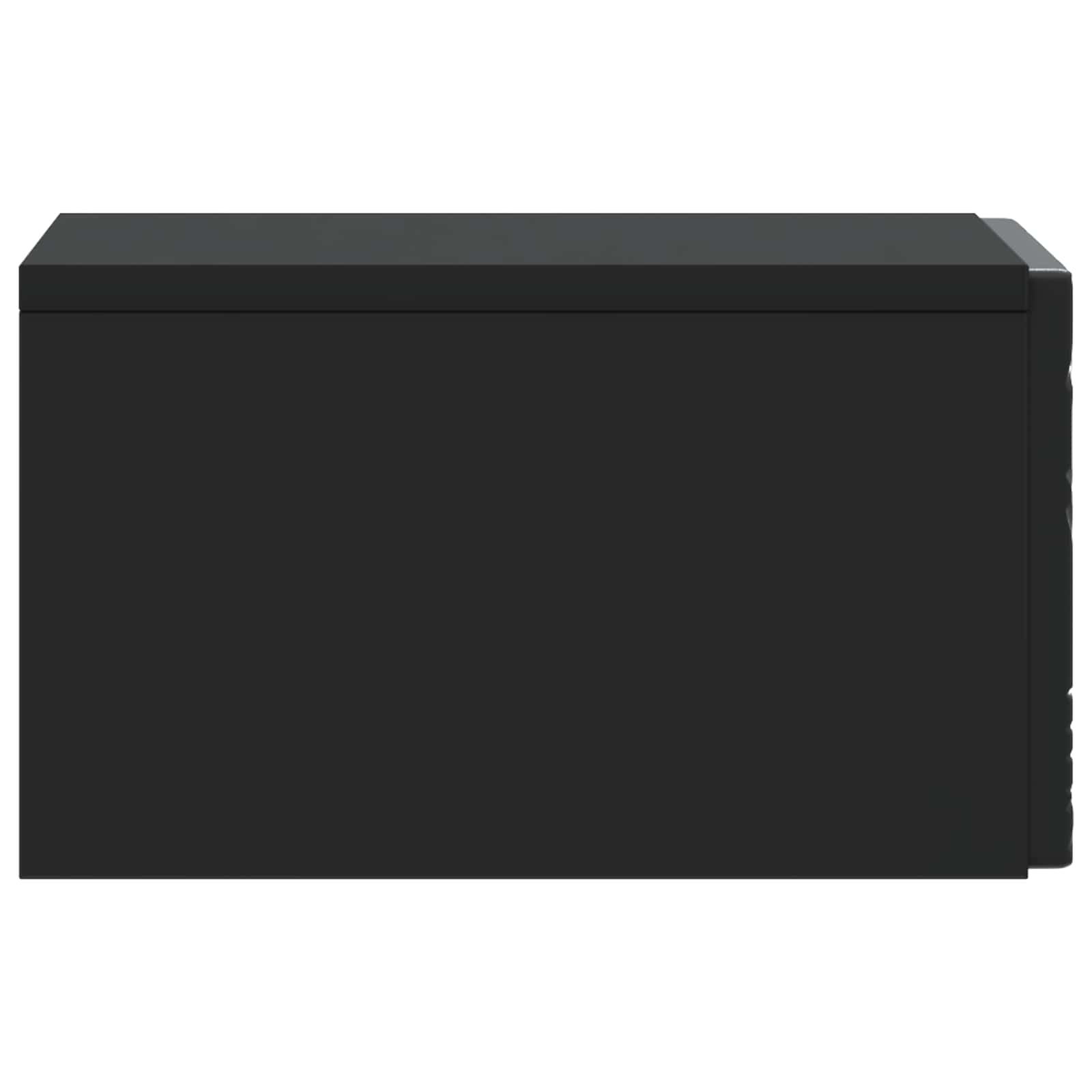 Cabinet de chevet mural 2 pcs Noir 49 x 34,5 x 20 cm - XIOS