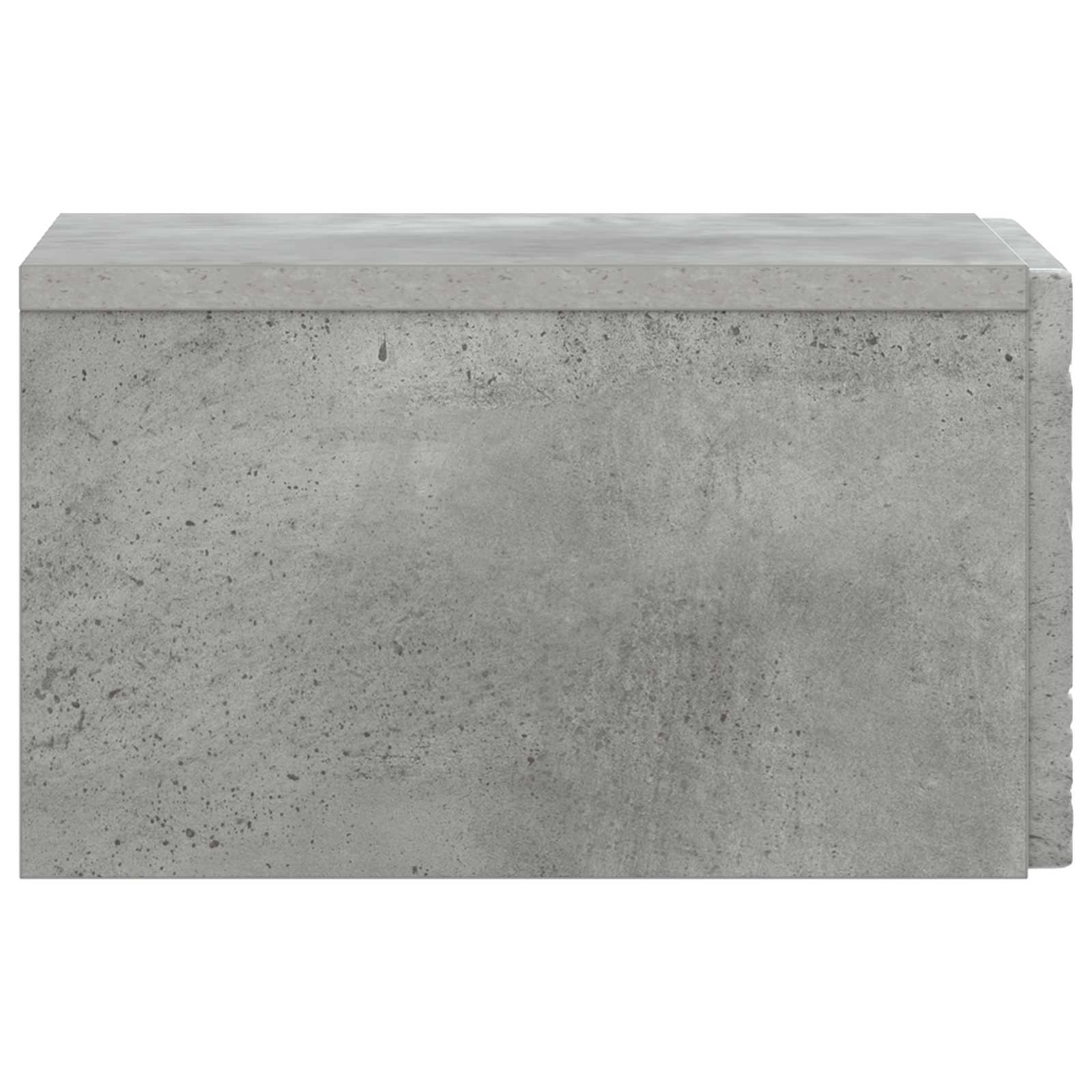 Cabinet de chevet mural 2 pcs Gris béton 49 x 34,5 x 20 cm - XIOS