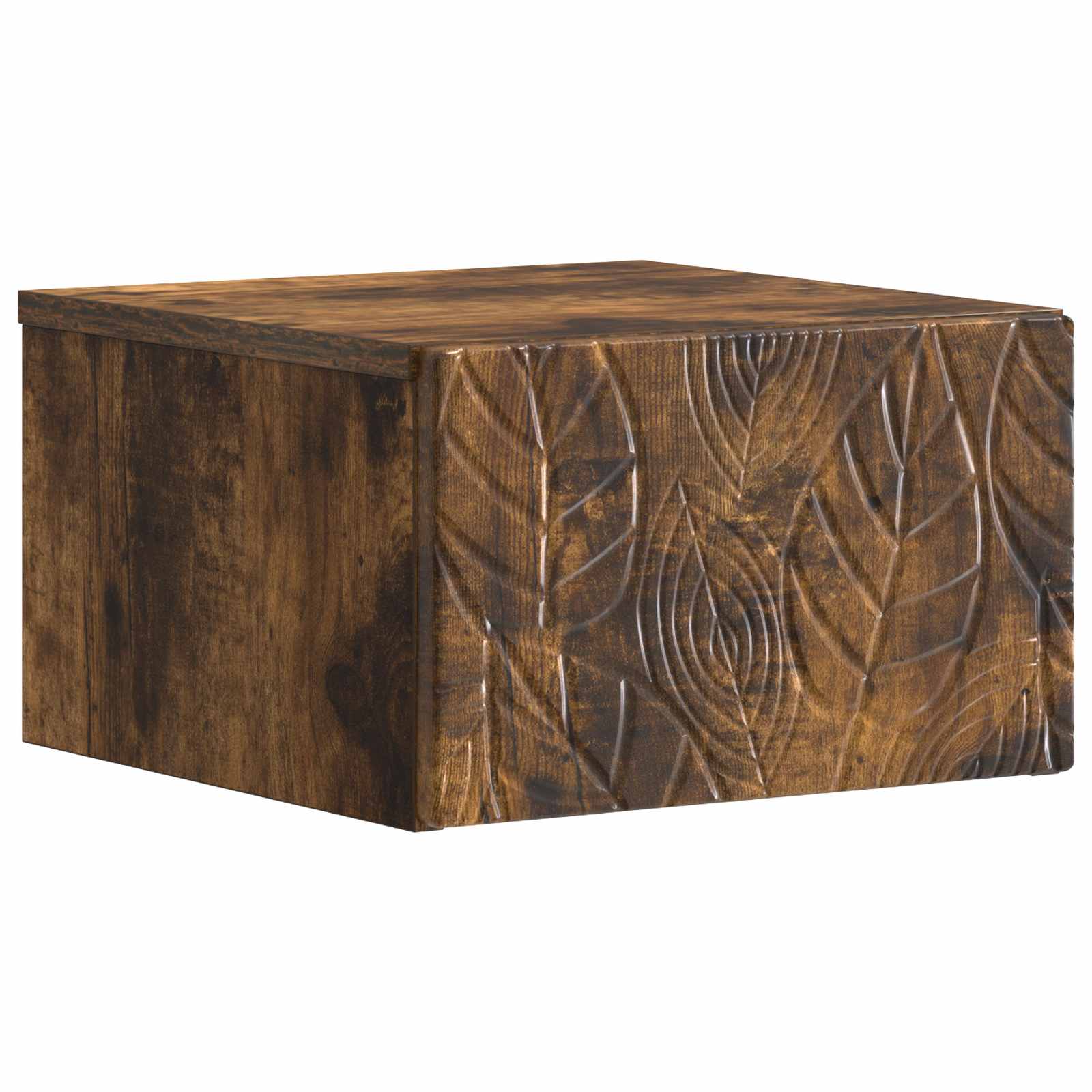 Cabinet de chevet mural Chêne fumé 49 x 34,5 x 20 cm