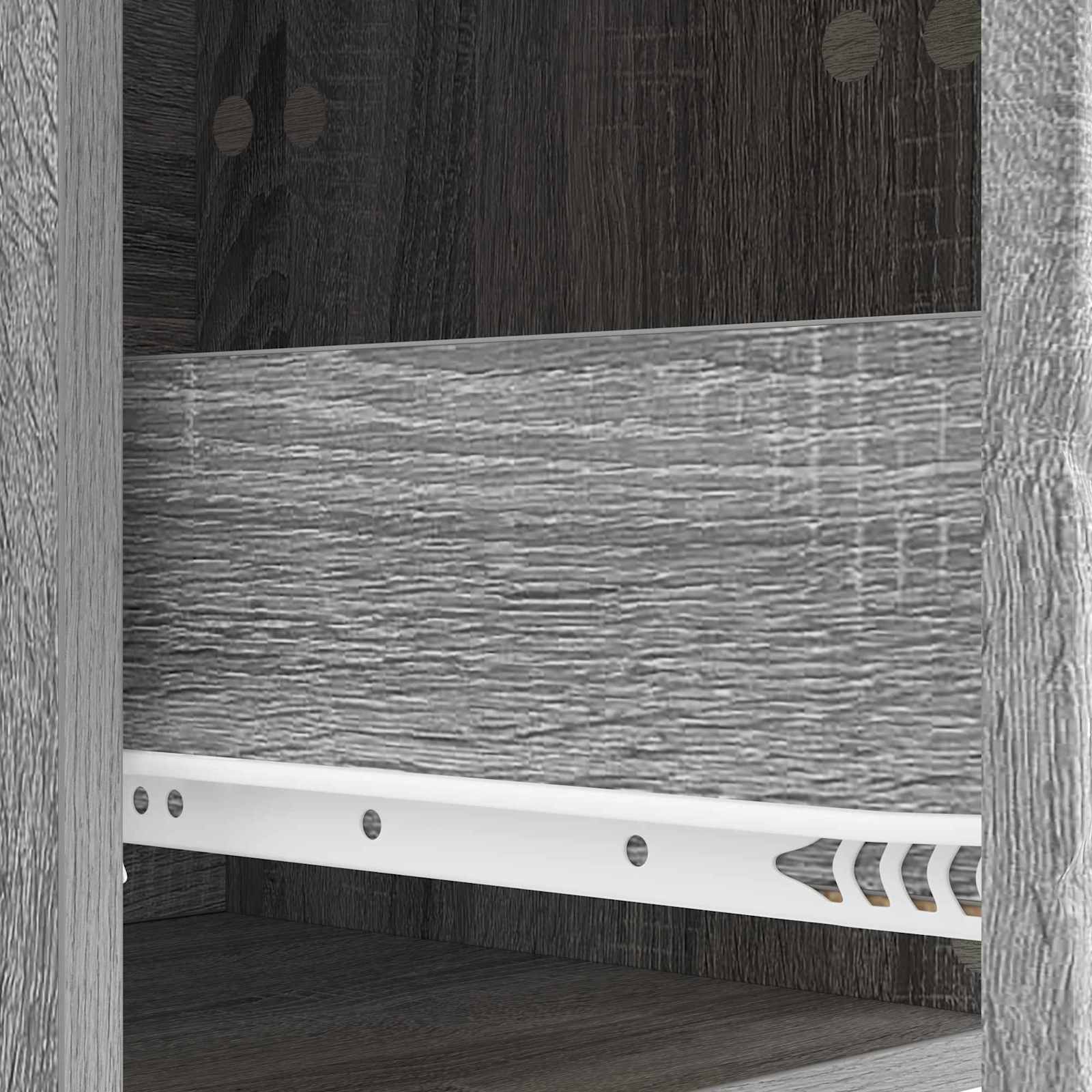 Cabinet de chevet mural Sonoma gris 49 x 34,5 x 20 cm - XIOS