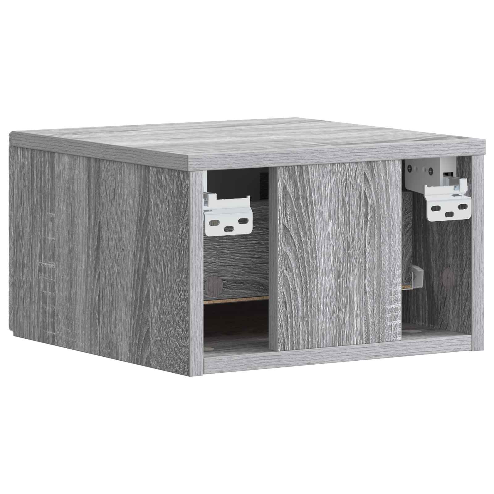 Cabinet de chevet mural Sonoma gris 49 x 34,5 x 20 cm - XIOS