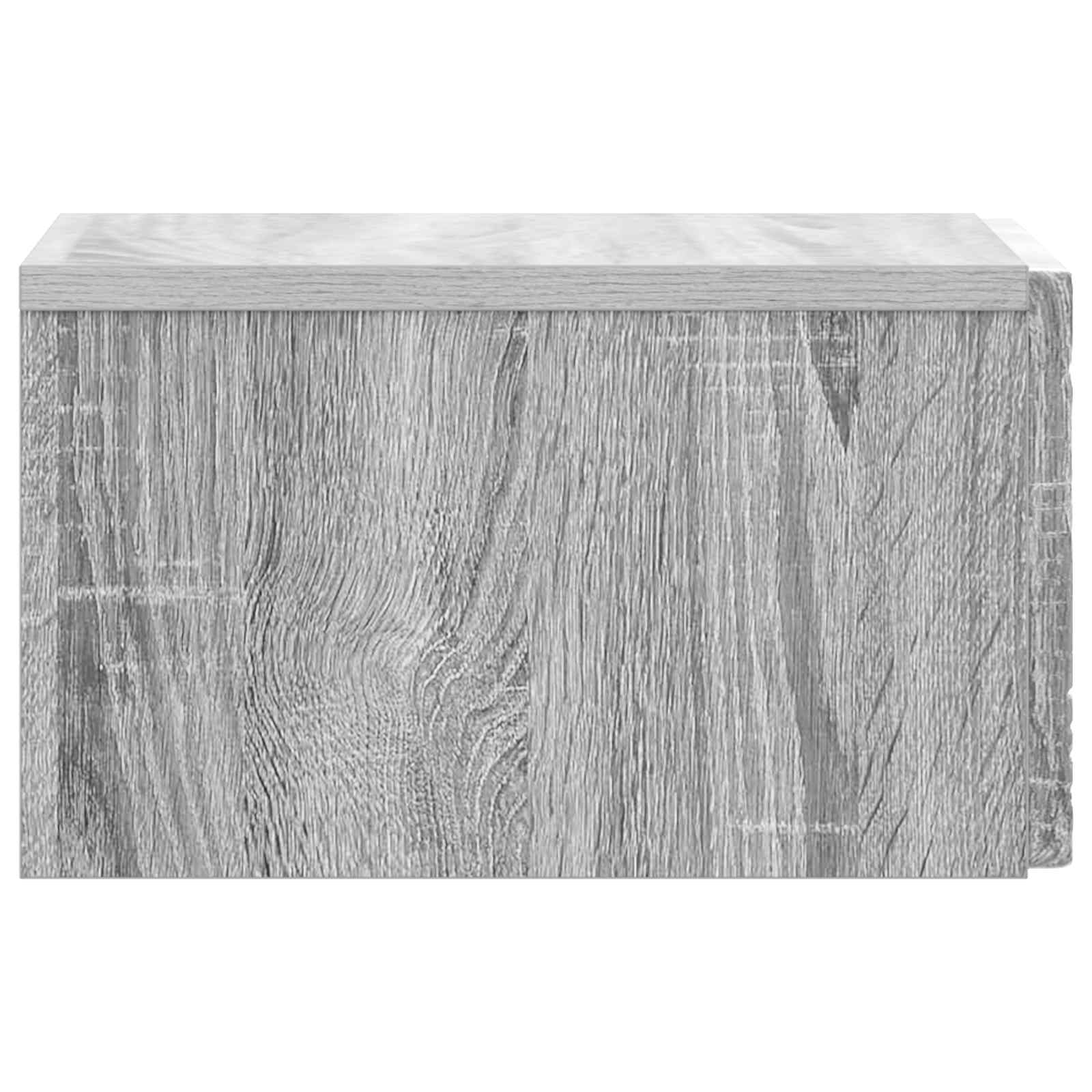 Cabinet de chevet mural Sonoma gris 49 x 34,5 x 20 cm - XIOS