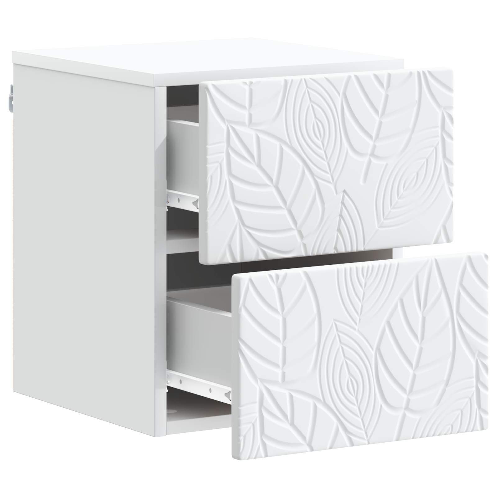 Cabinet de chevet mural 2 pcs Blanc 34,5 x 33 x 40 cm - XIOS