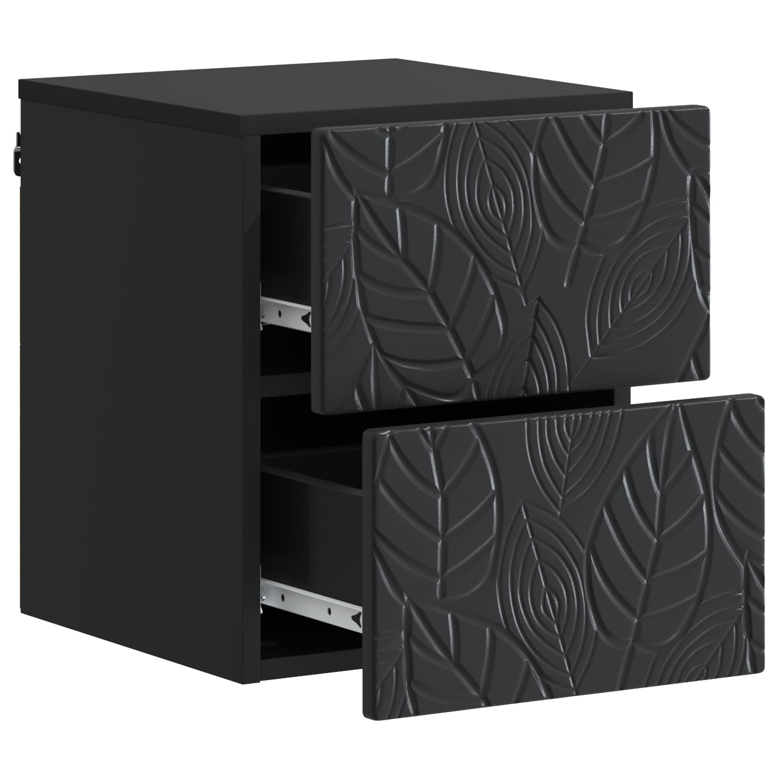 Cabinet de chevet mural 2 pcs Noir 34,5 x 33 x 40 cm - XIOS