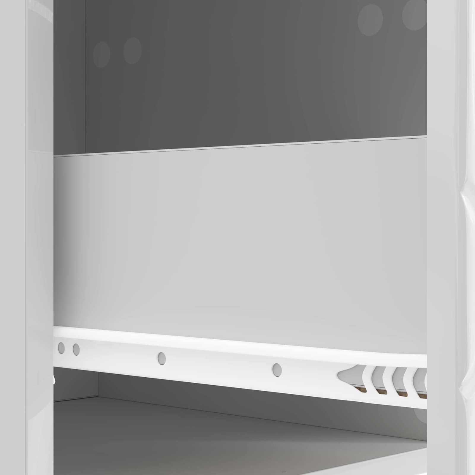 Cabinet de chevet mural 2 pcs Blanc brillant 34,5 x 33 x 40 cm - XIOS