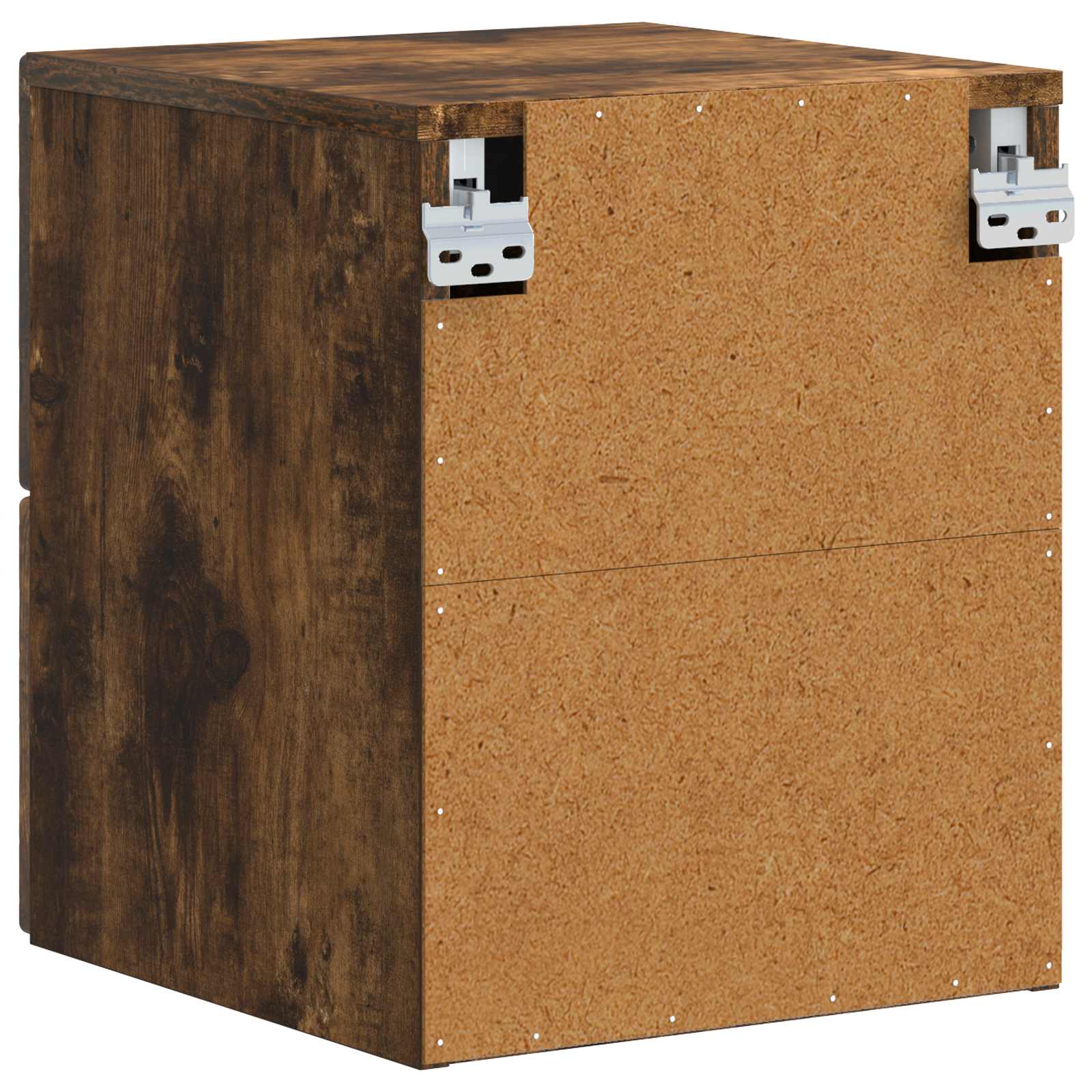 Cabinet de chevet mural 2 pcs Chêne fumé 34,5 x 33 x 40 cm - XIOS
