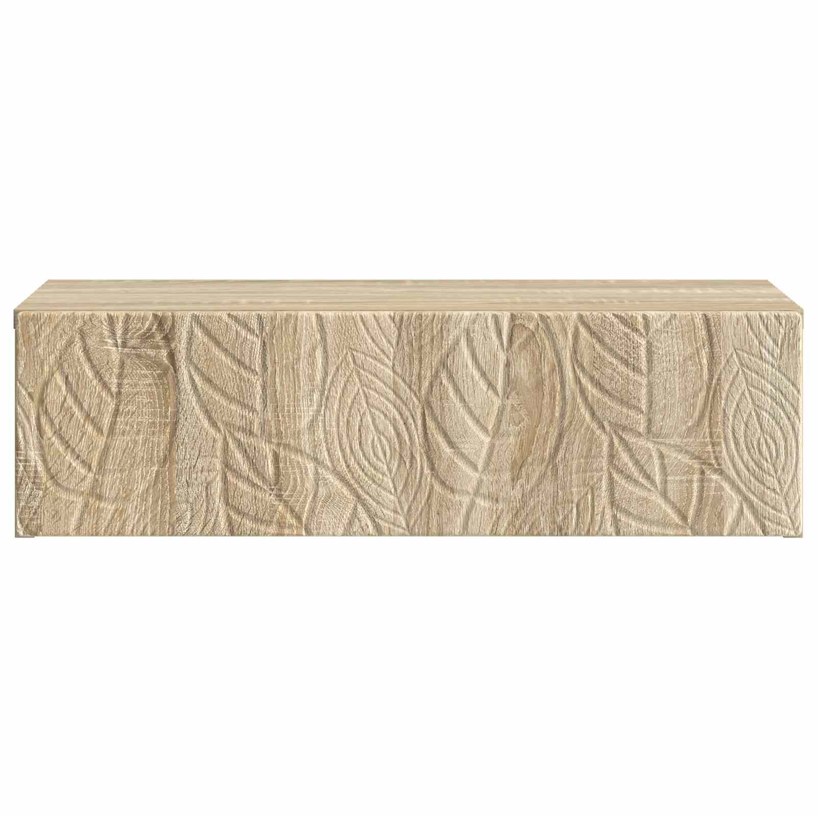 Table d'appoint murale Chêne Sonoma 87,5 x 34,5 x 17 cm