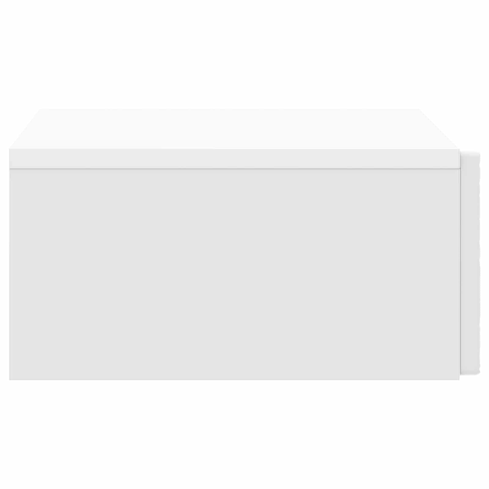 Table d'appoint murale Blanc brillant 87,5 x 34,5 x 17 cm - XIOS