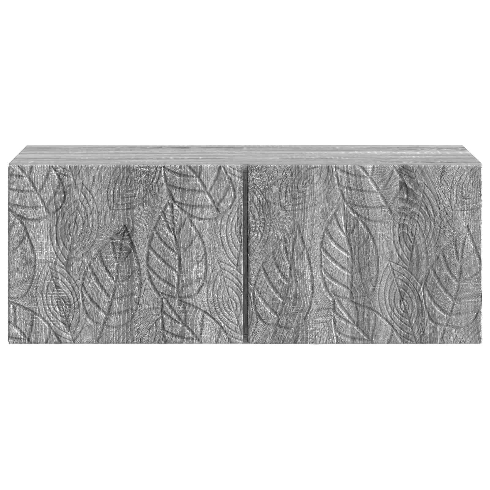 Meuble TV mural 59,5 x 31 cm Sonoma gris Bois d'ingénierie - XIOS