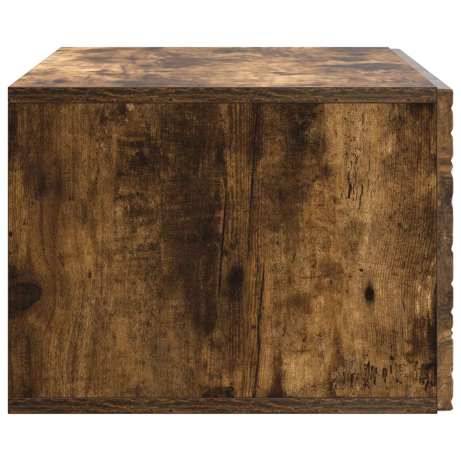 Meuble TV mural 78,5 x 31 cm Chêne fumé Bois d'ingénierie