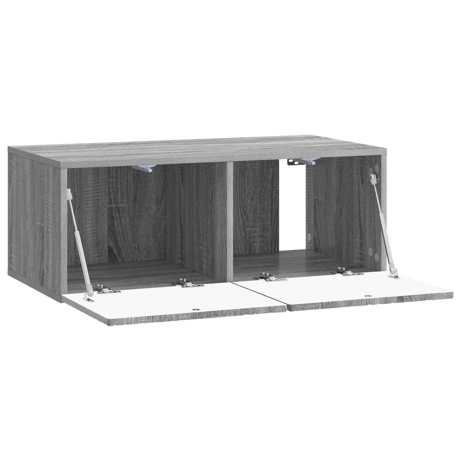 Meuble TV mural 98 x 31 cm Sonoma gris Bois d'ingénierie - XIOS