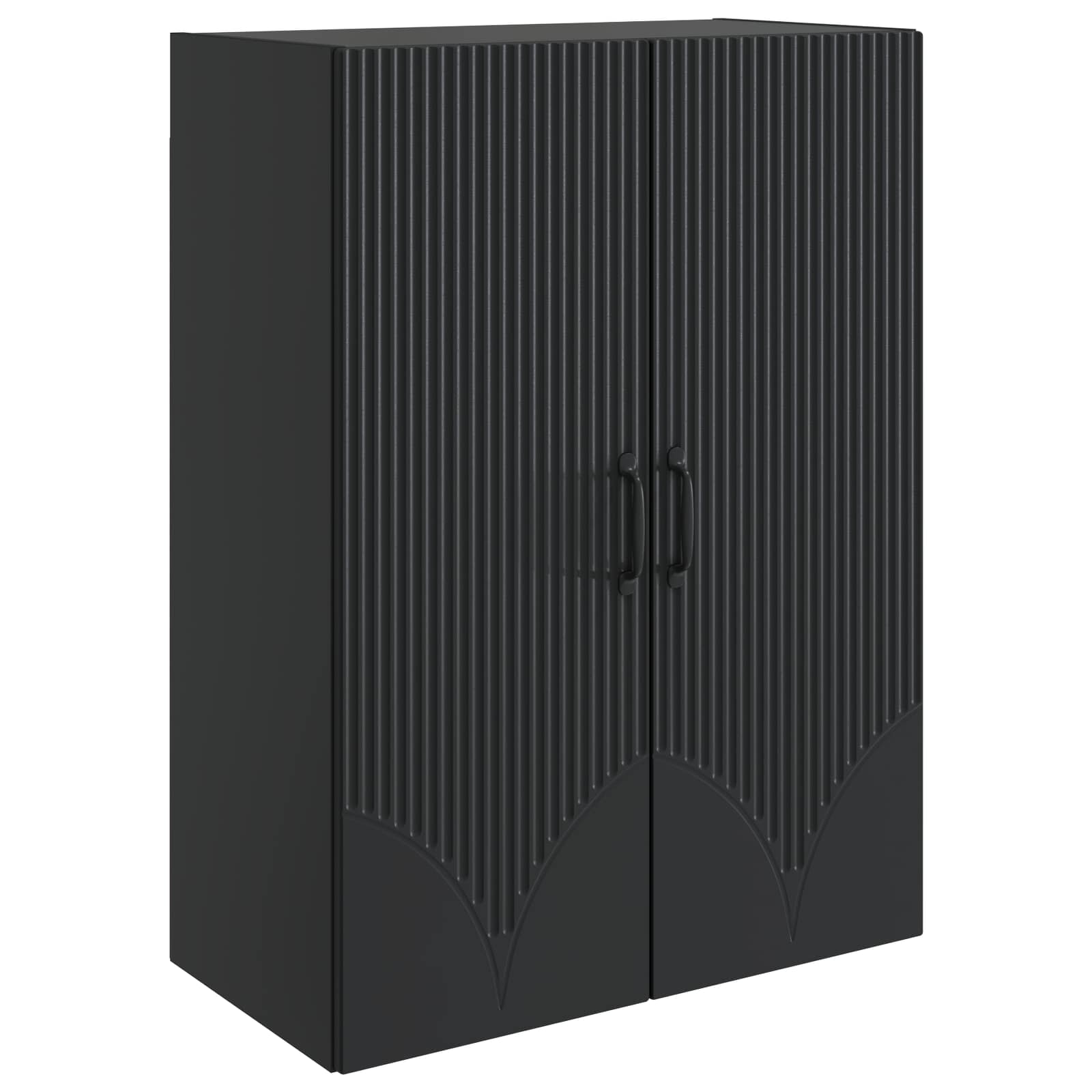 Armoire Murale Noir 66 x 34,5 x 90 cm Bois d'ingénierie - XIOS
