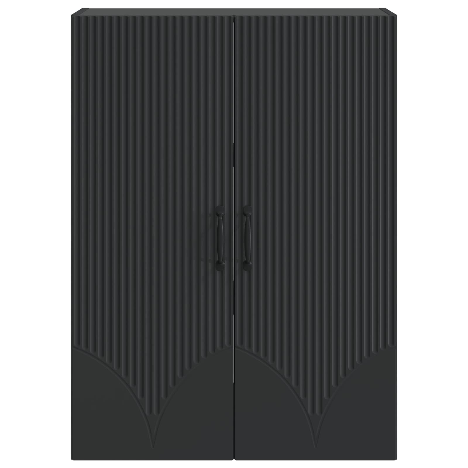 Armoire Murale Noir 66 x 34,5 x 90 cm Bois d'ingénierie - XIOS