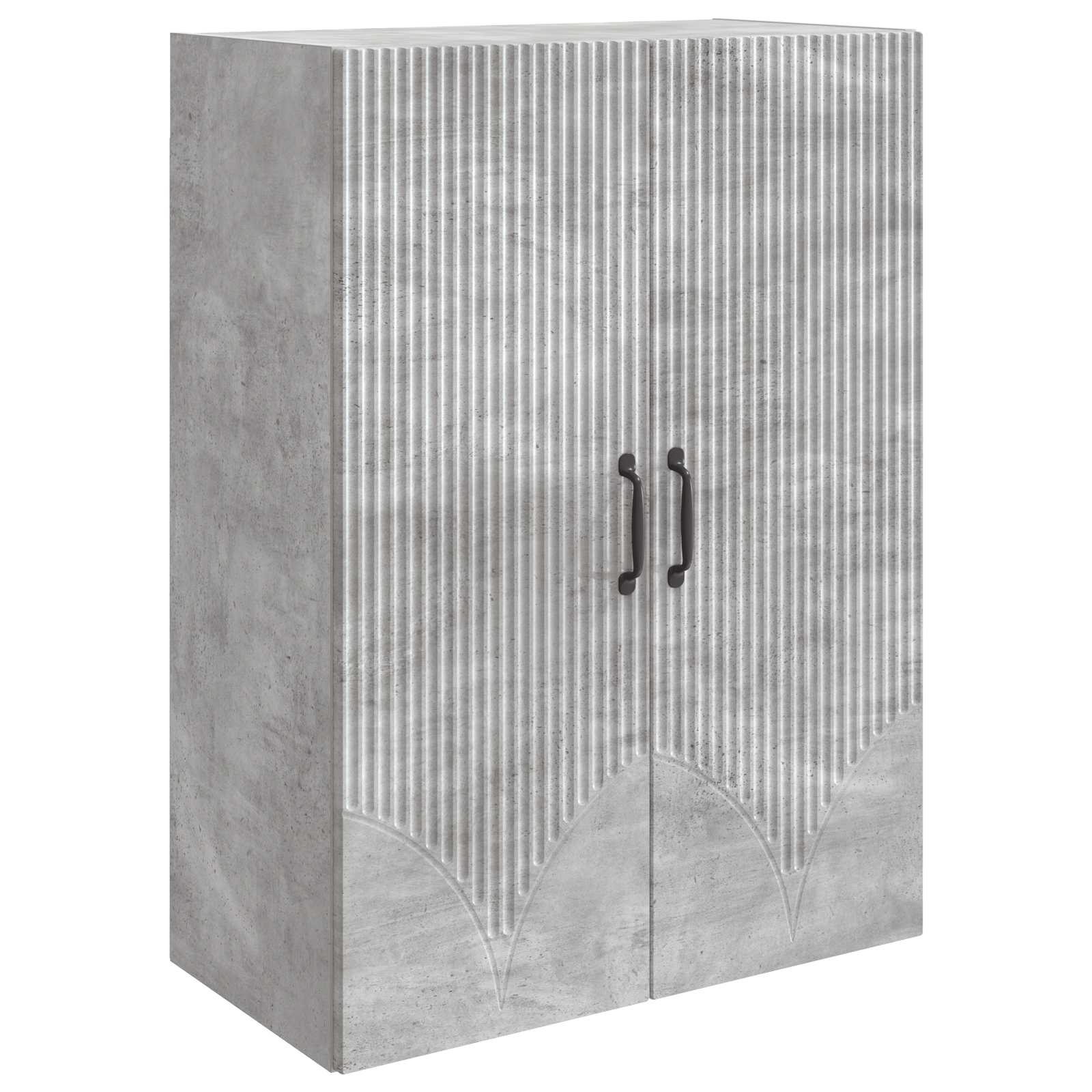 Armoire Murale Gris béton 66 x 34,5 x 90 cm Bois d'ingénierie - XIOS
