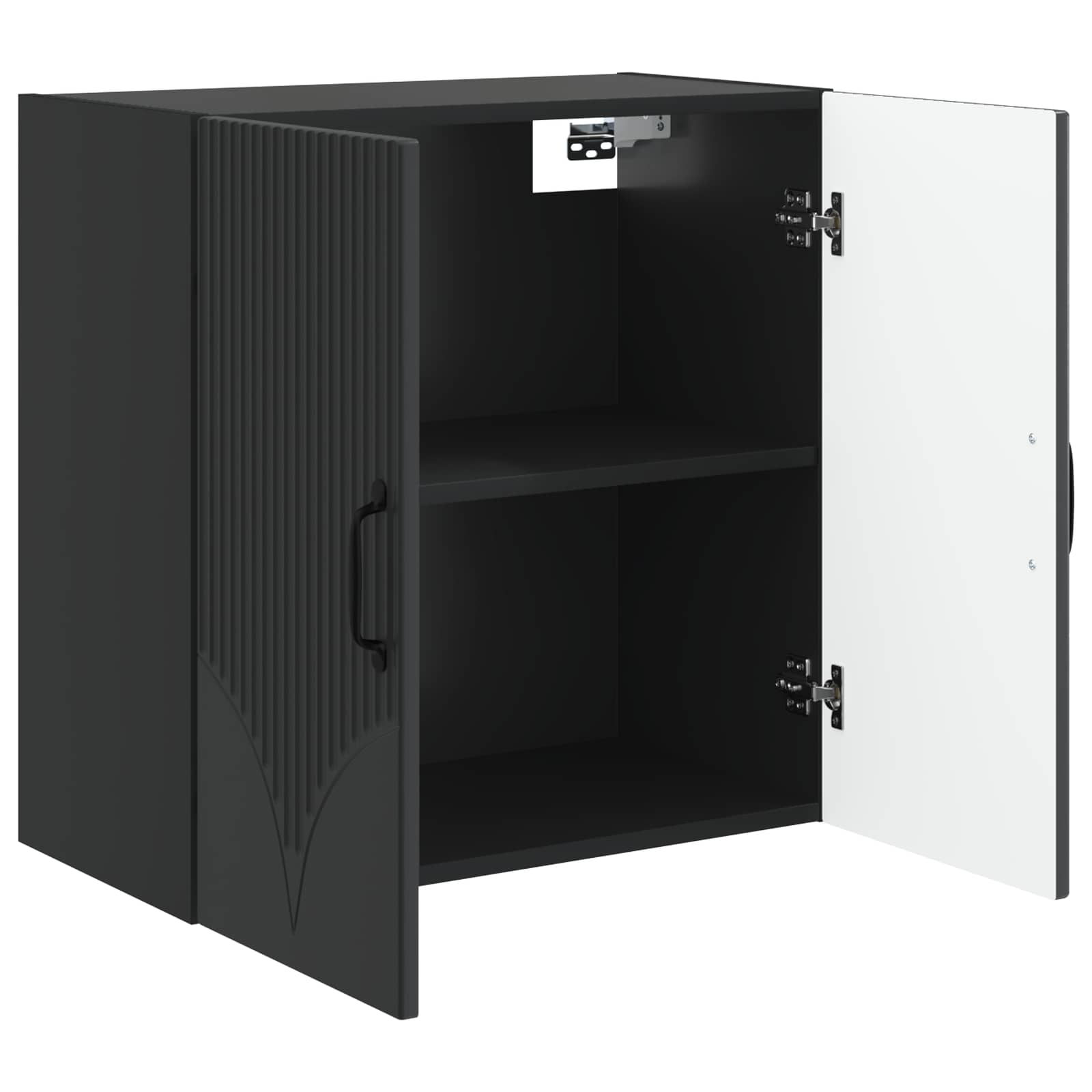 Armoire Murale Noir 59 x 31 x 60 cm Bois d'ingénierie - XIOS
