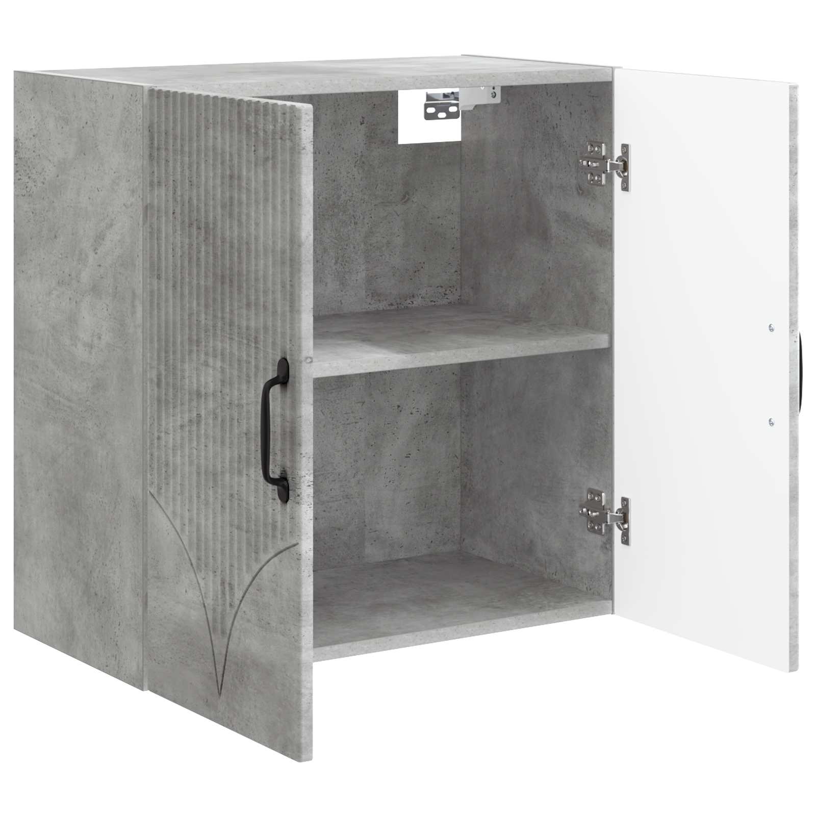 Armoire Murale Gris béton 59 x 31 x 60 cm Bois d'ingénierie - XIOS