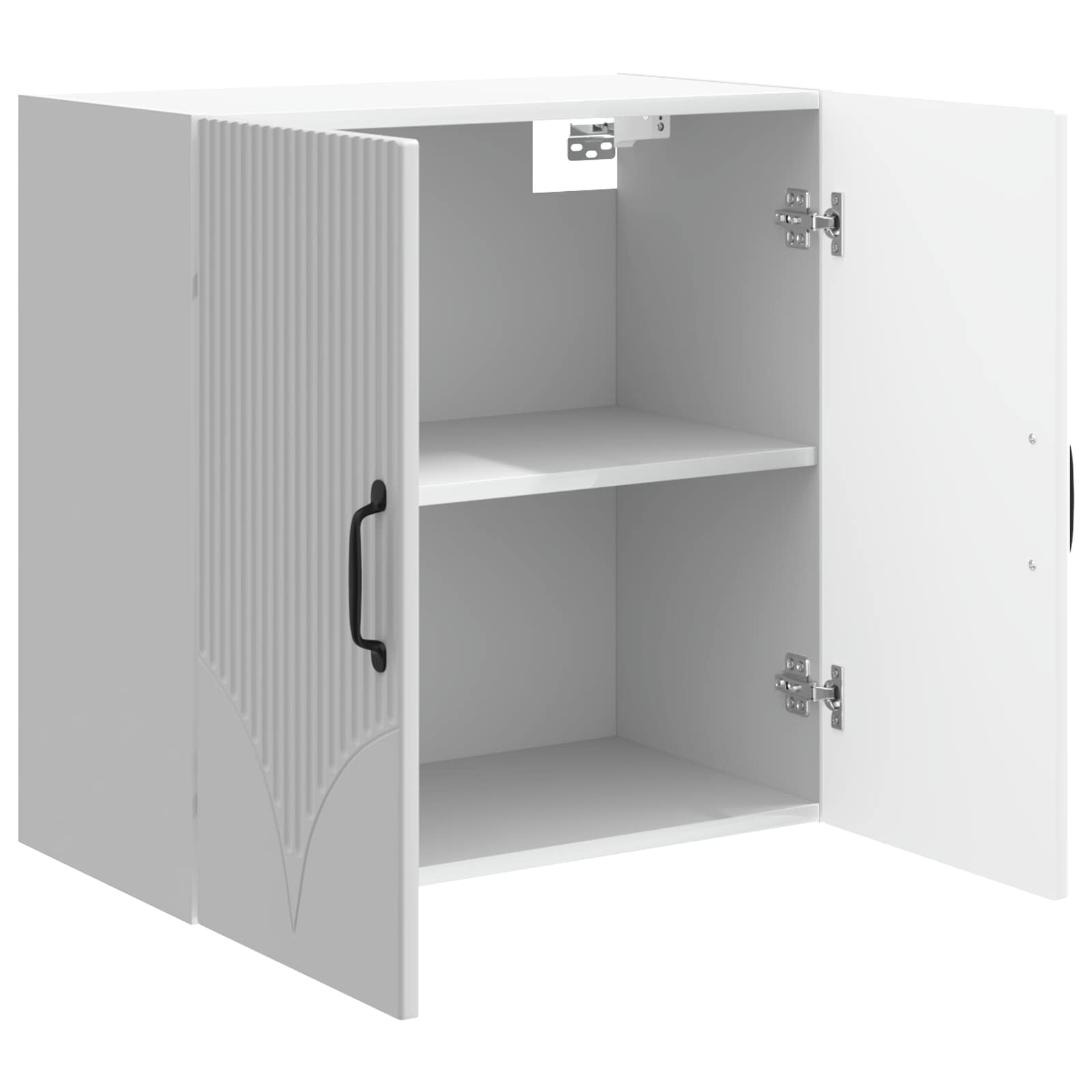 Armoire Murale Blanc brillant 59 x 31 x 60 cm Bois d'ingénierie - XIOS