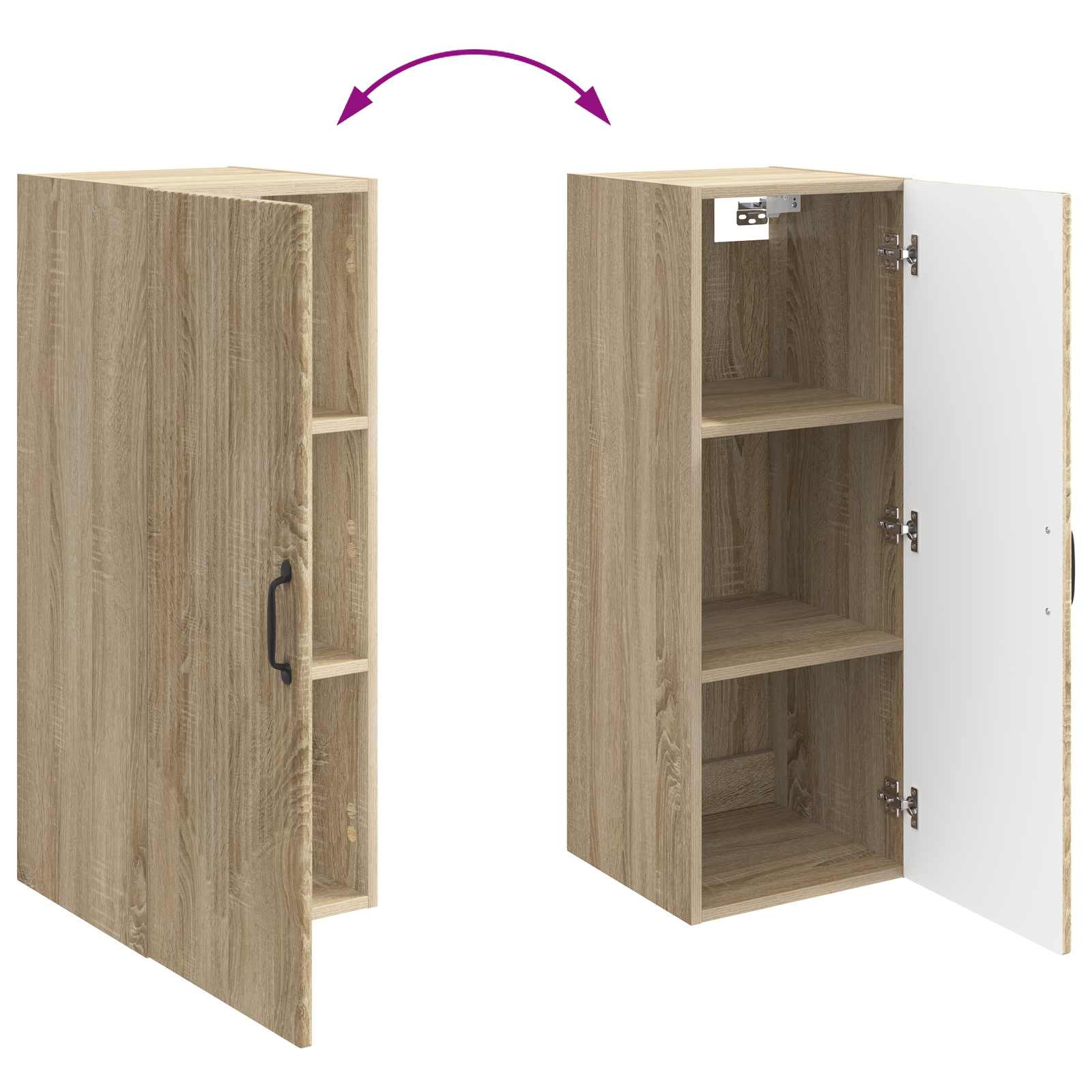 Armoire Murale Chêne Sonoma 33 x 34,5 x 90 cm Bois d'ingénierie - XIOS
