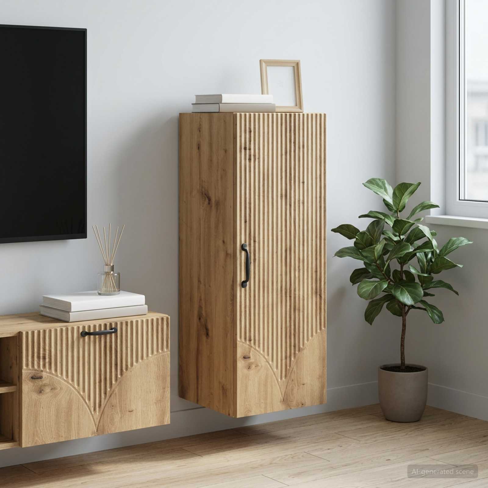 Armoire Murale 33 x 34,5 x 90 cm Bois d'ingénierie - XIOS
