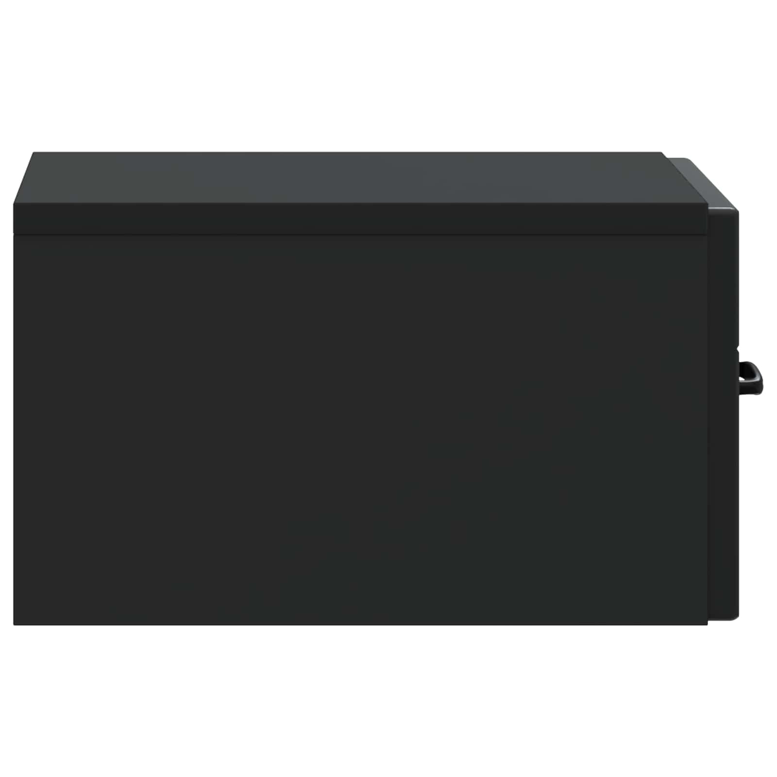 Cabinet de chevet mural 2 pcs Noir 34,5 x 33 x 20 cm - XIOS