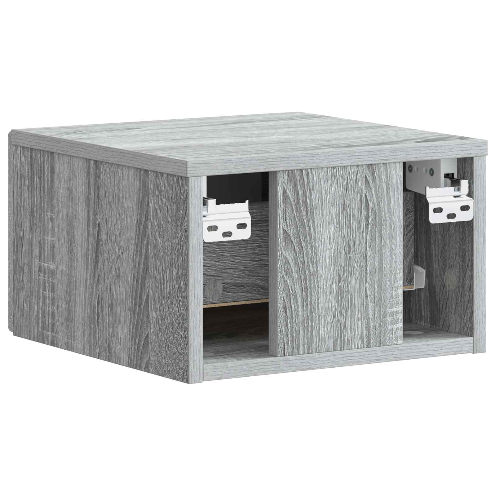 Cabinet de chevet mural 2 pcs Sonoma gris 34,5 x 33 x 20 cm - XIOS