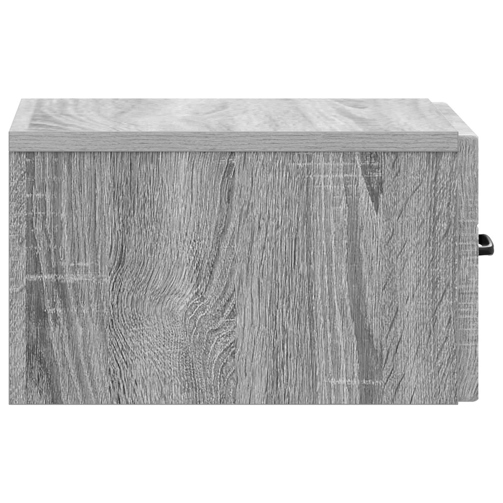 Cabinet de chevet mural 2 pcs Sonoma gris 34,5 x 33 x 20 cm - XIOS