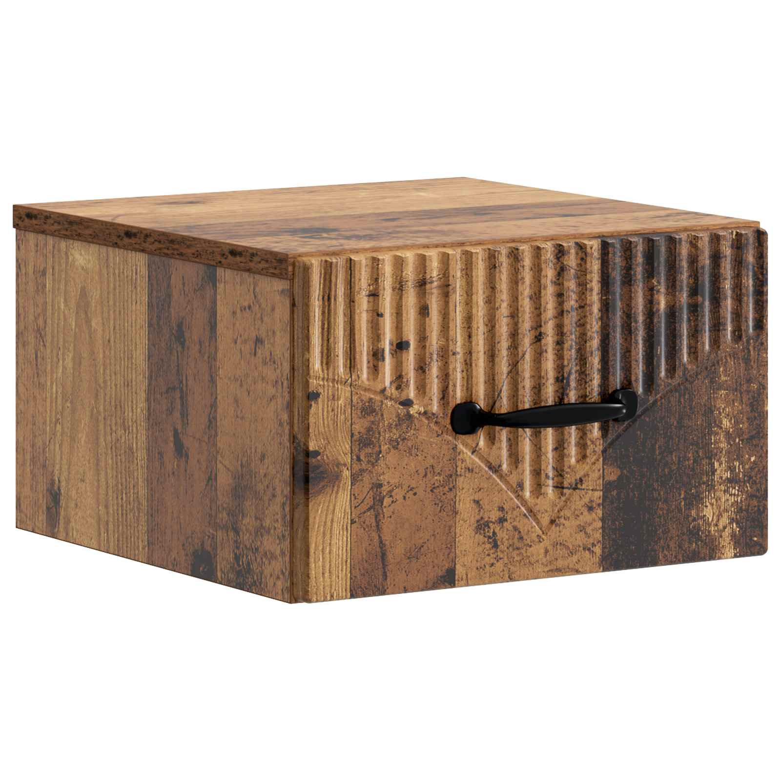 Cabinet de chevet mural 2 pcs Bois ancien 34,5 x 33 x 20 cm