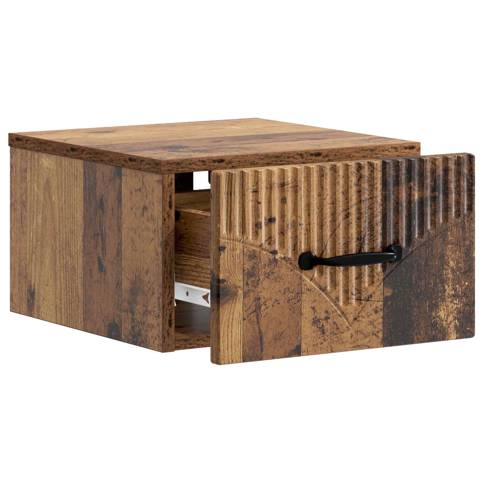 Cabinet de chevet mural 2 pcs Bois ancien 34,5 x 33 x 20 cm