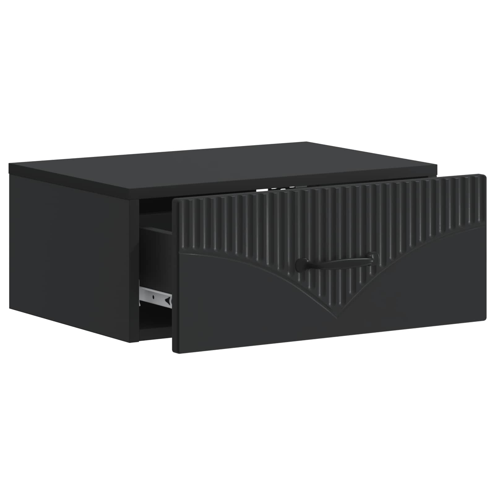 Cabinet de chevet mural 2 pcs Noir 49 x 34,5 x 20 cm - XIOS