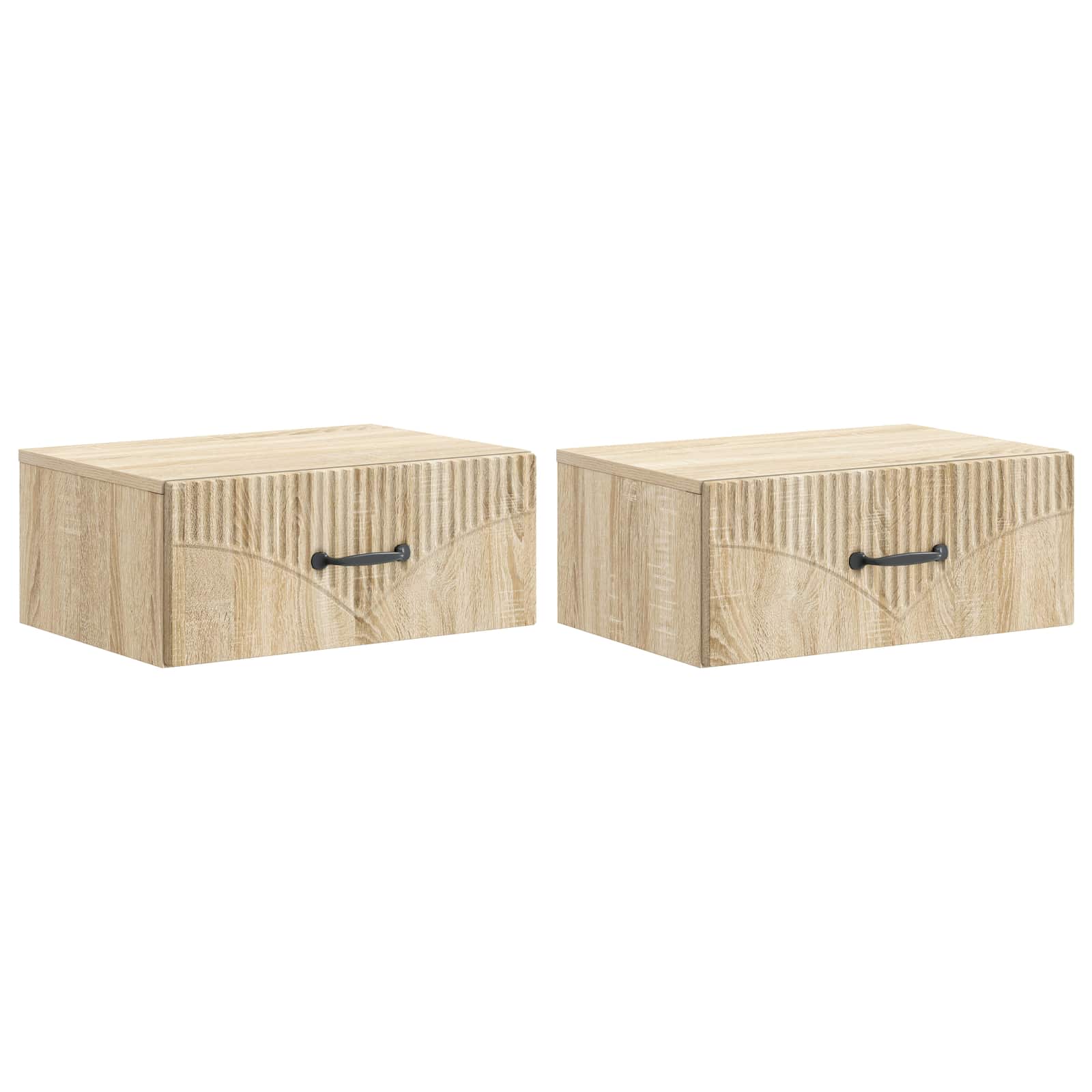 Cabinet de chevet mural 2 pcs Chêne Sonoma 49 x 34,5 x 20 cm - XIOS