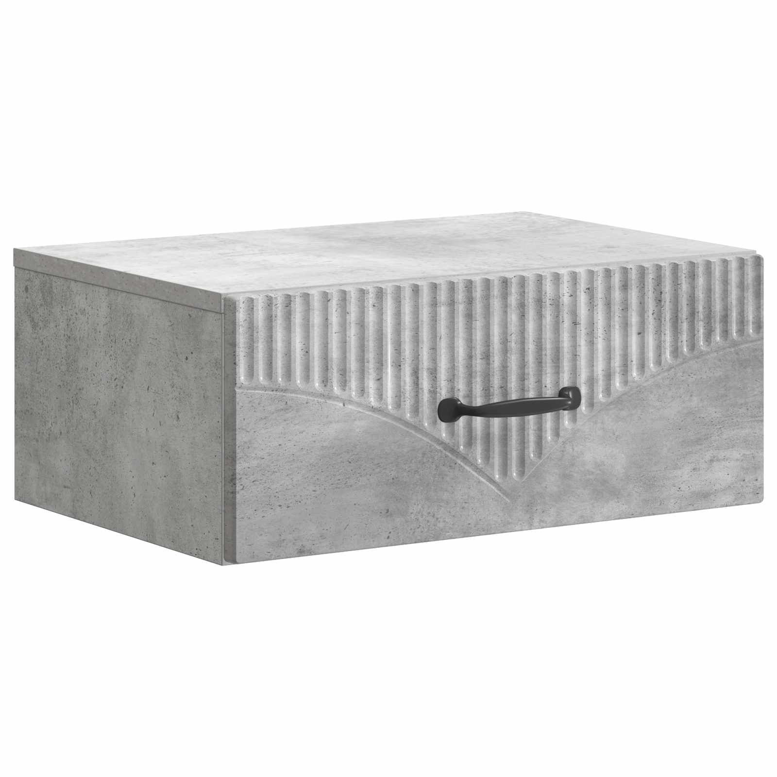 Cabinet de chevet mural 2 pcs Gris béton 49 x 34,5 x 20 cm - XIOS