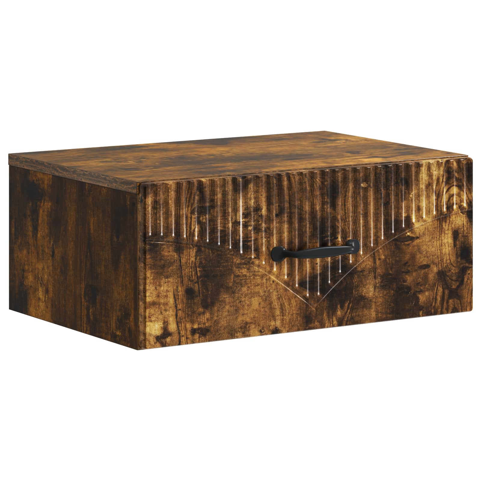 Cabinet de chevet mural 2 pcs Chêne fumé 49 x 34,5 x 20 cm - XIOS