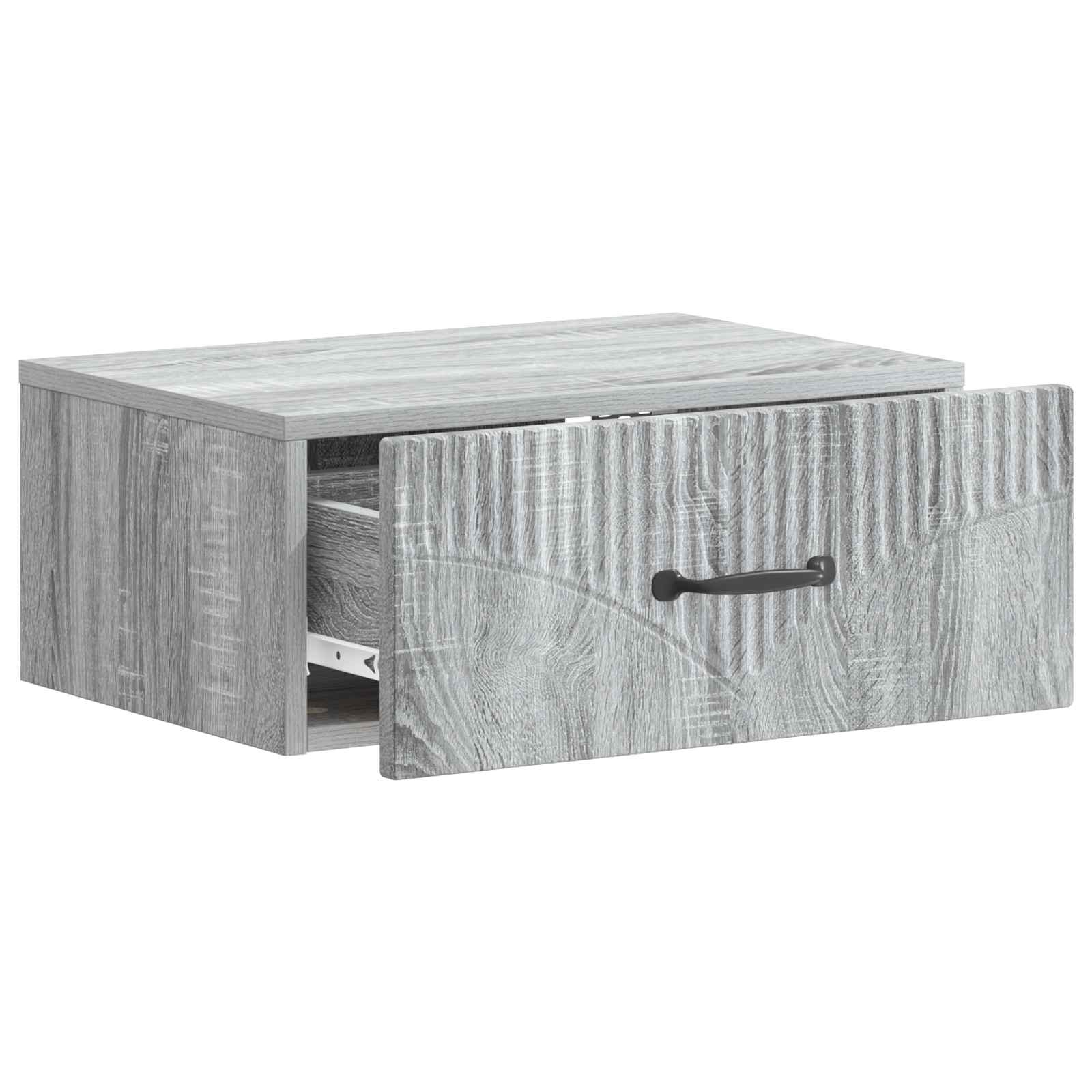 Cabinet de chevet mural 2 pcs Sonoma gris 49 x 34,5 x 20 cm - XIOS
