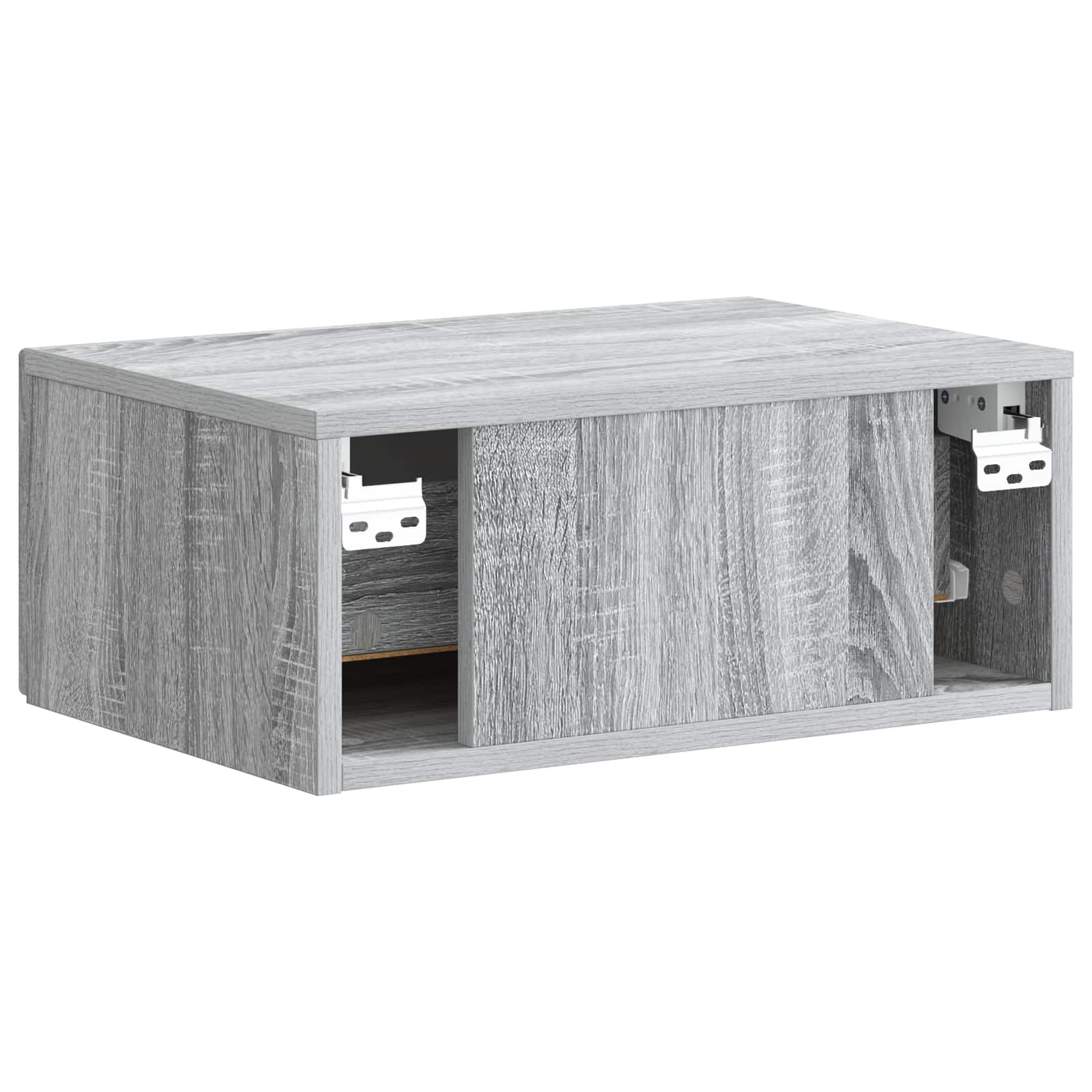 Cabinet de chevet mural 2 pcs Sonoma gris 49 x 34,5 x 20 cm - XIOS
