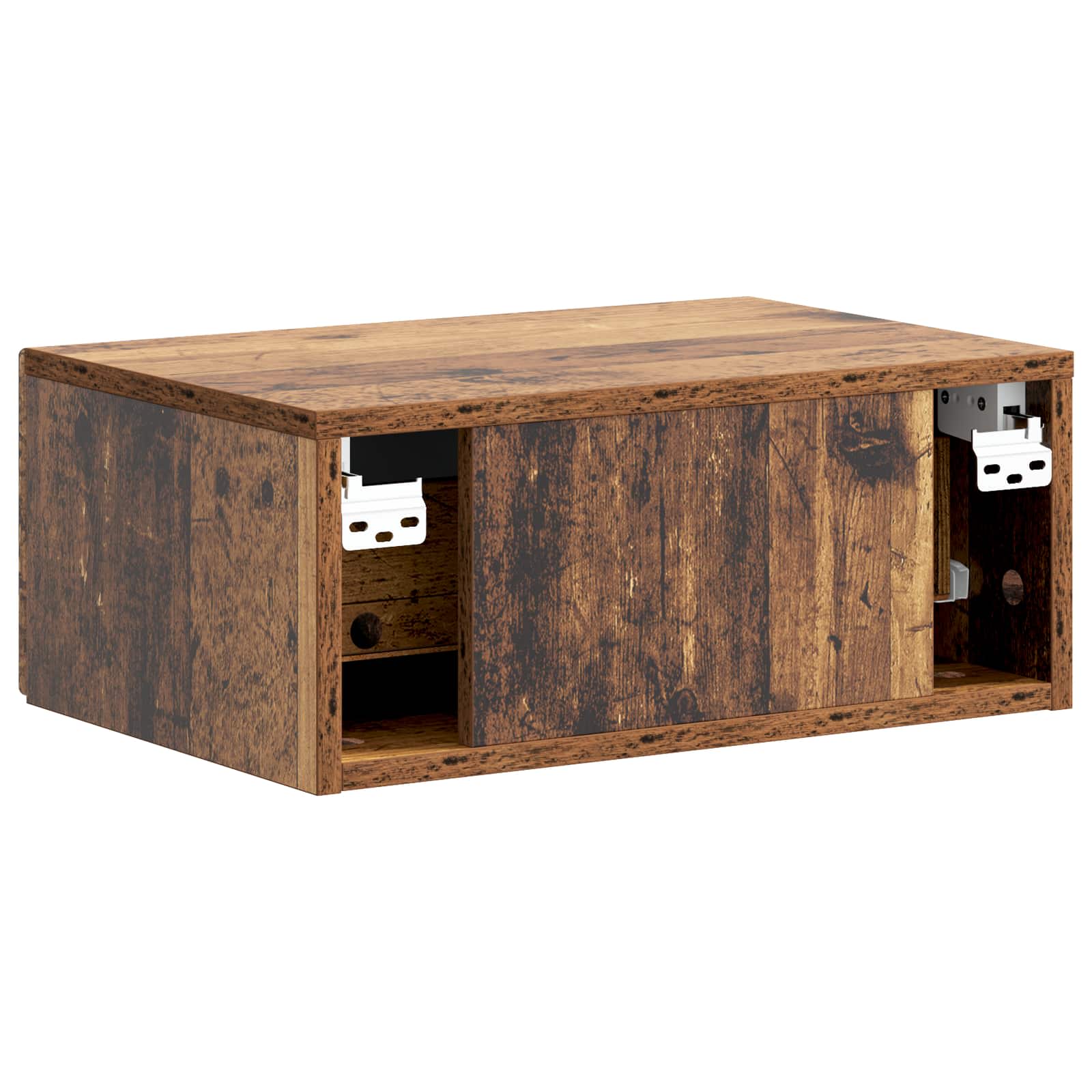 Cabinet de chevet mural 2 pcs Bois ancien 49 x 34,5 x 20 cm - XIOS