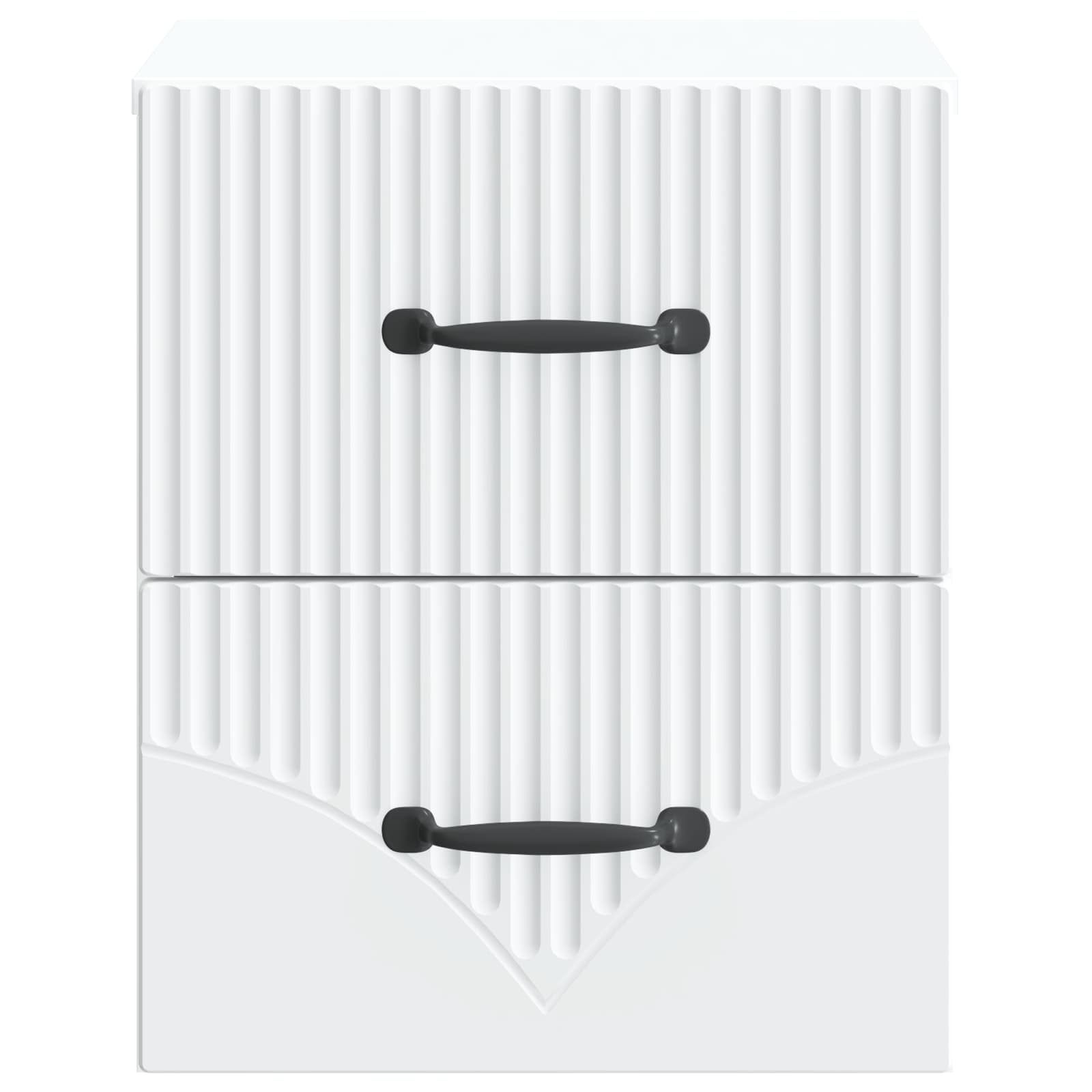Cabinet de chevet mural 2 pcs Blanc 34,5 x 33 x 40 cm - XIOS