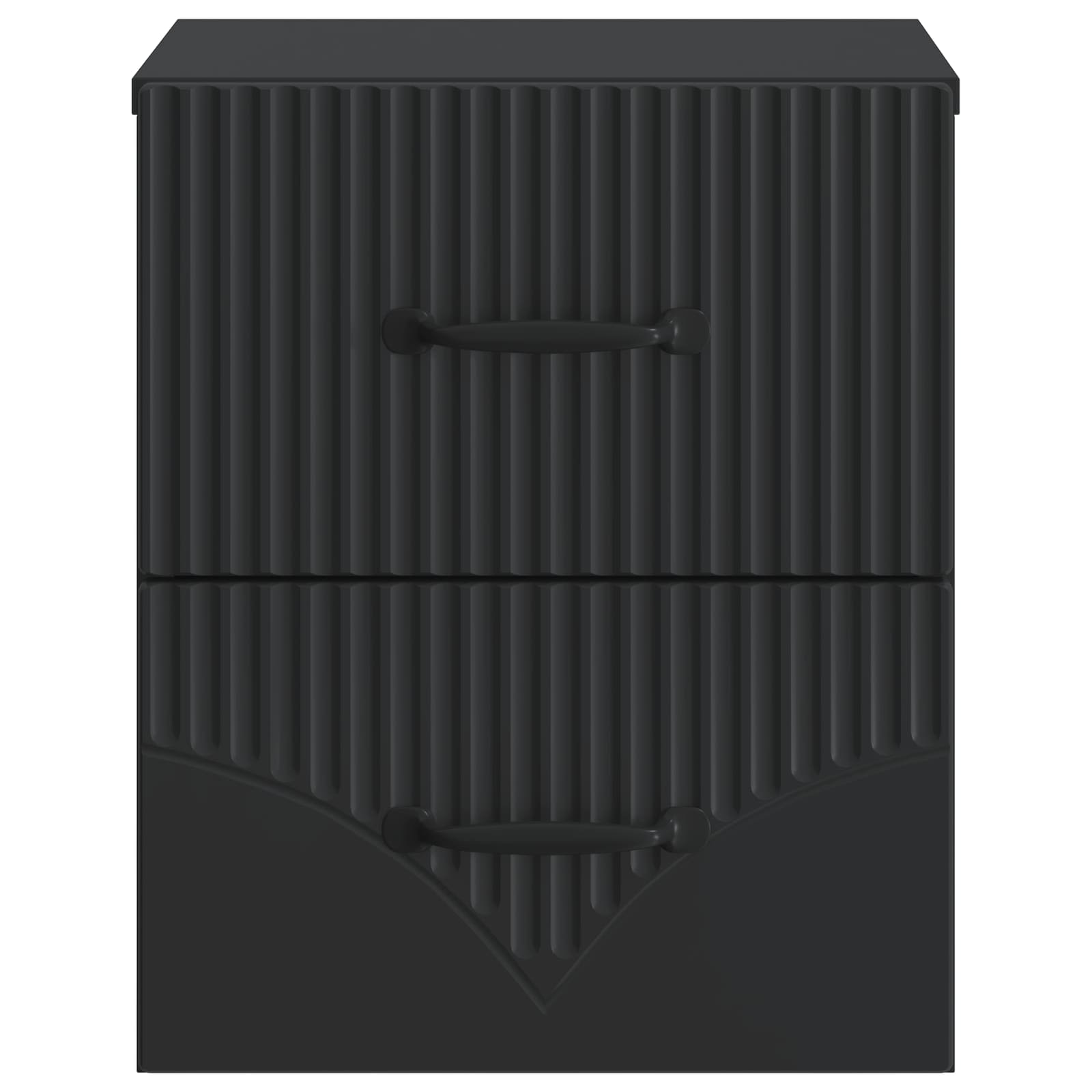 Cabinet de chevet mural 2 pcs Noir 34,5 x 33 x 40 cm - XIOS