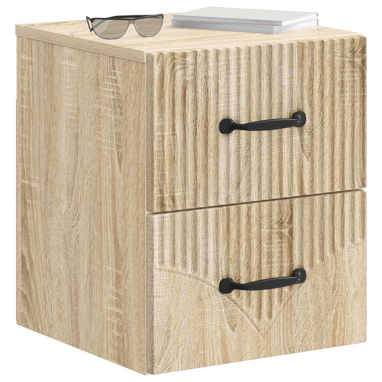 Cabinet de chevet mural 2 pcs Chêne Sonoma 34,5 x 33 x 40 cm - XIOS