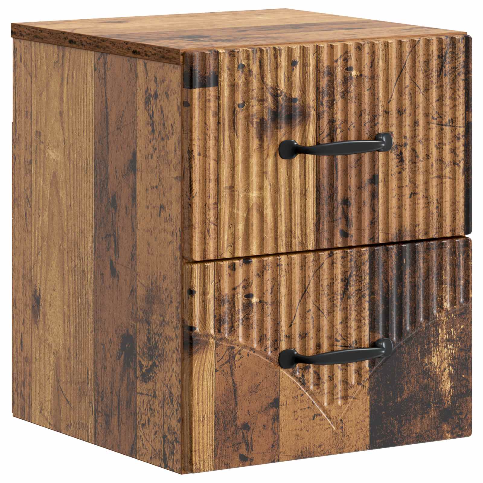 Cabinet de chevet mural 2 pcs Bois ancien 34,5 x 33 x 40 cm - XIOS