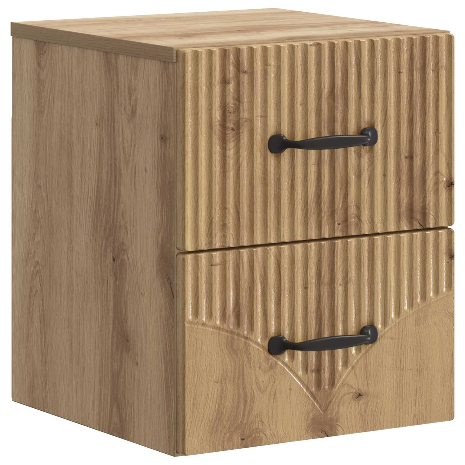 Cabinet de chevet mural 2 pcs Chêne artisanal 34,5 x 33 x 40 cm - XIOS