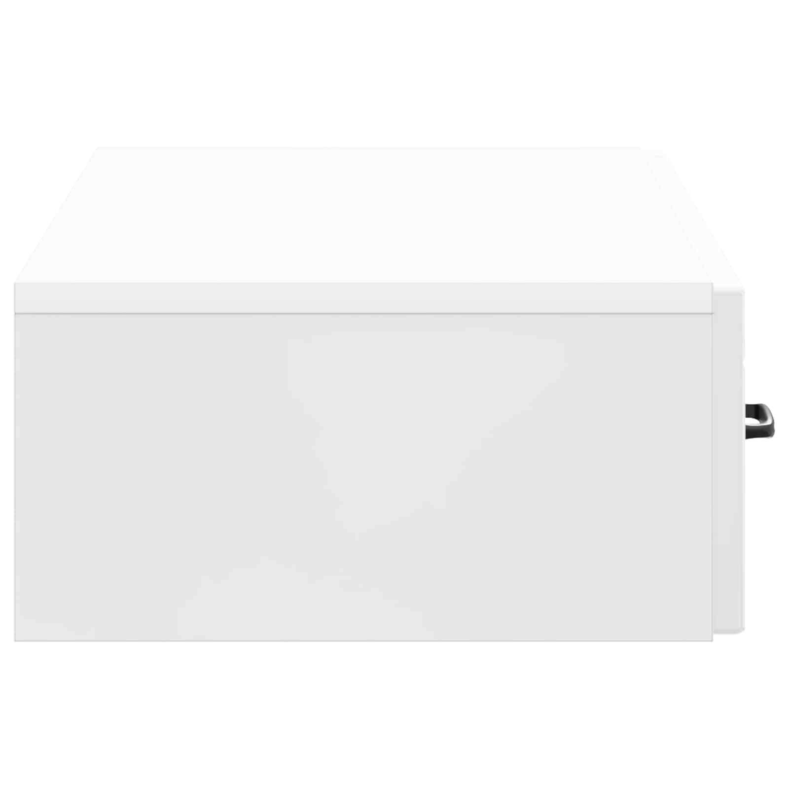 Table d'appoint murale Blanc brillant 87,5 x 34,5 x 17 cm - XIOS