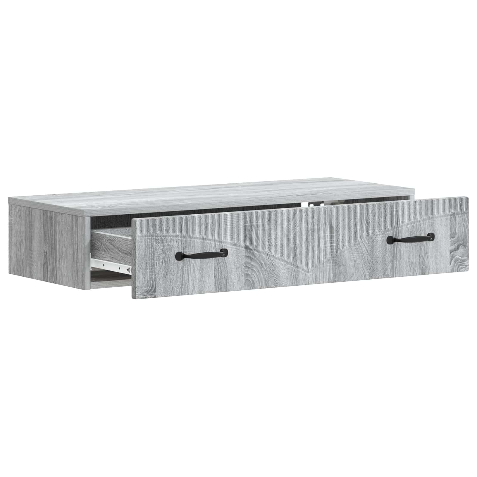 Table d'appoint murale Sonoma gris 87,5 x 34,5 x 17 cm - XIOS