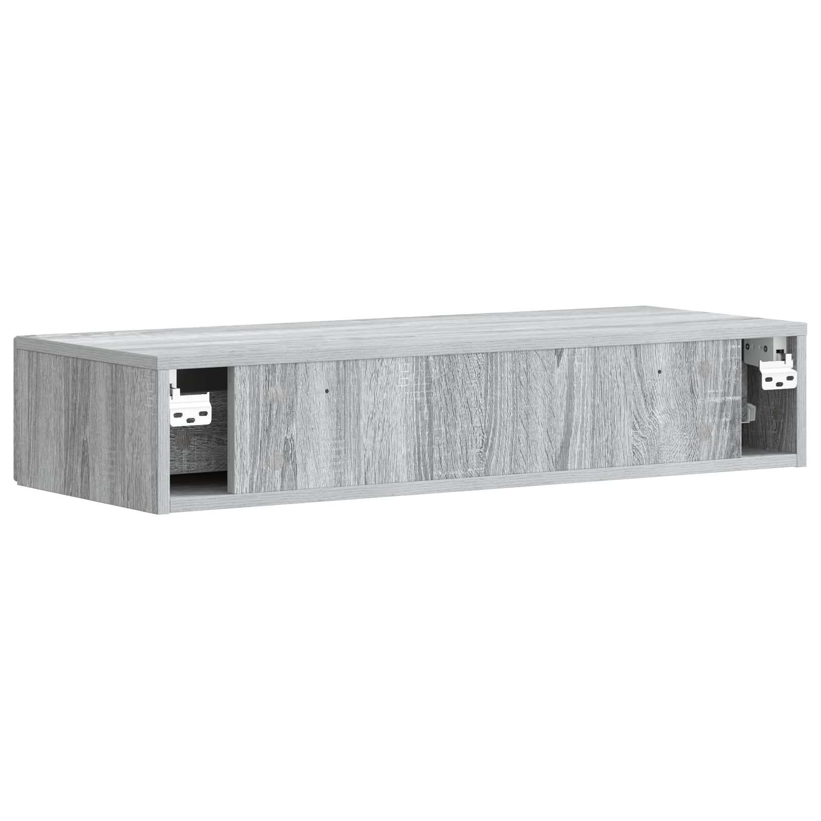 Table d'appoint murale Sonoma gris 87,5 x 34,5 x 17 cm - XIOS