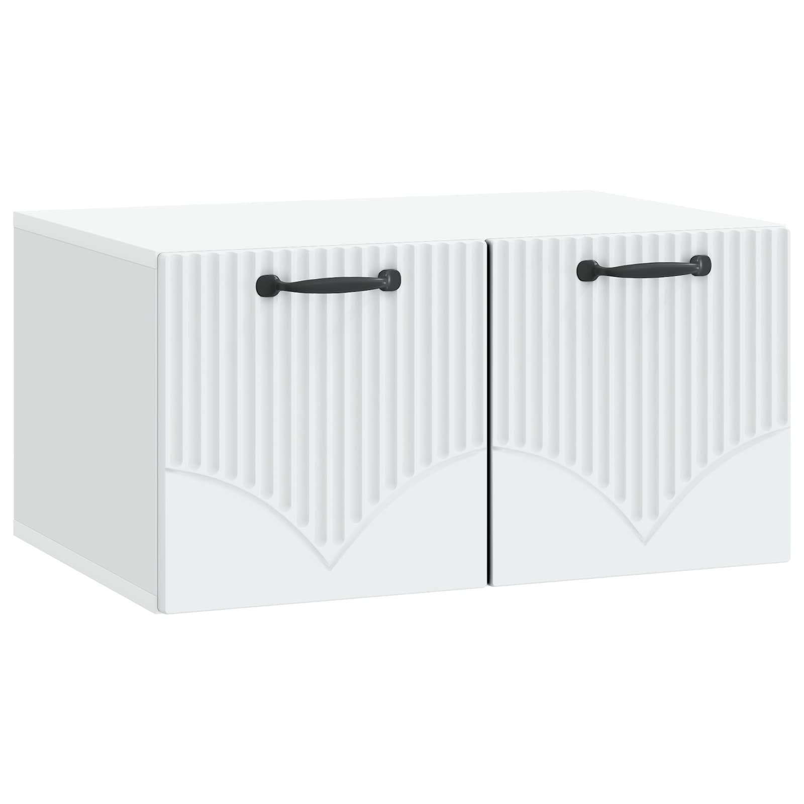 Meuble TV mural Blanc 59,5 x 41 x 30 cm Bois d'ingénierie - XIOS
