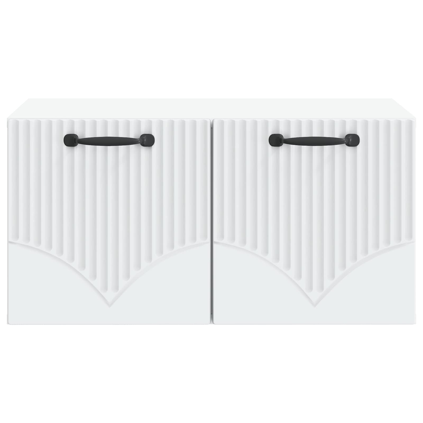 Meuble TV mural Blanc 59,5 x 41 x 30 cm Bois d'ingénierie - XIOS